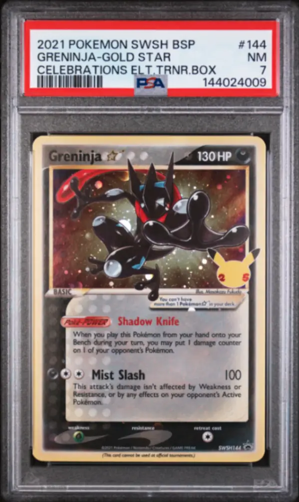 Greninja #144 - Celebrations Promo - PSA 7
