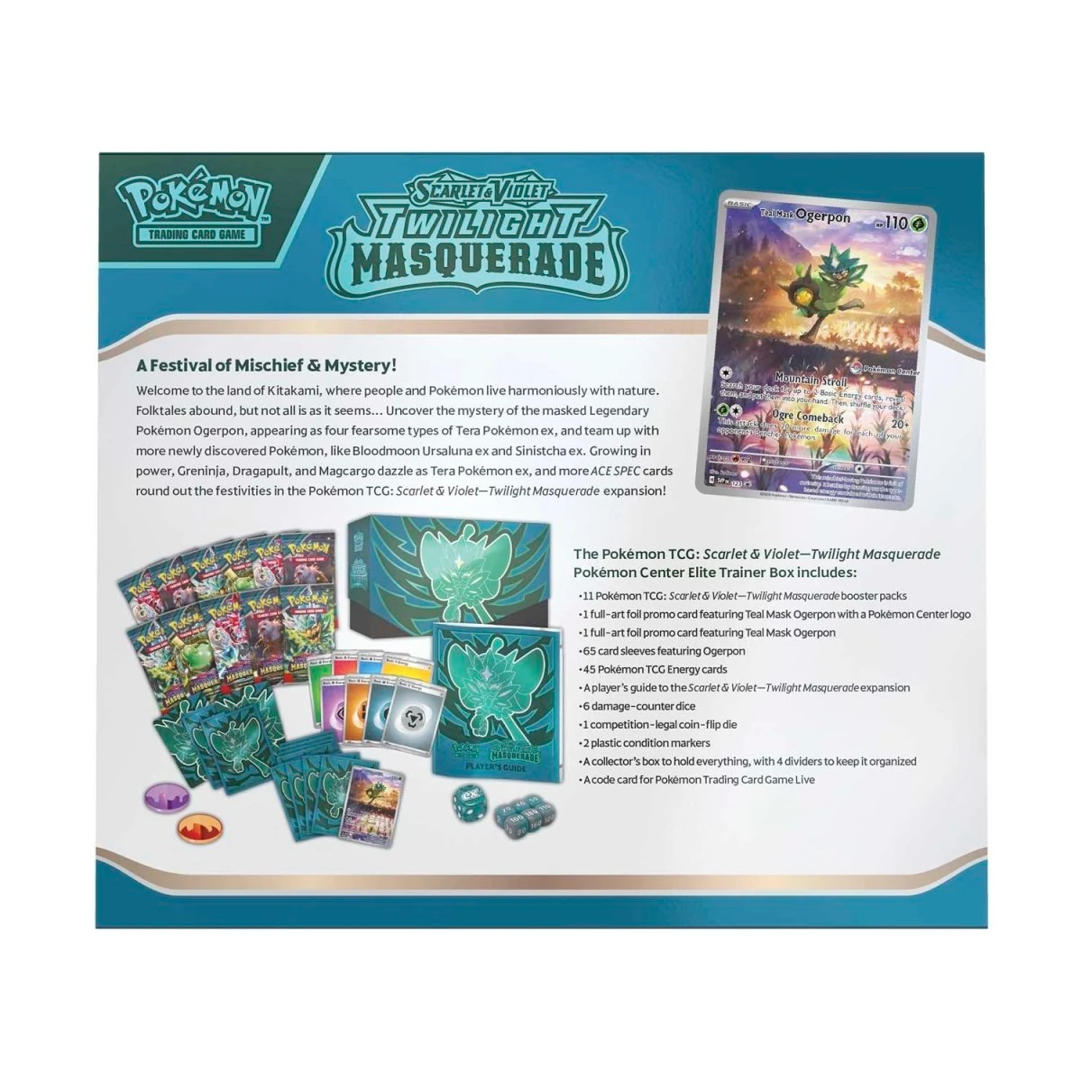 Pokémon Twilight Masquerade Elite Trainer Box | Card House