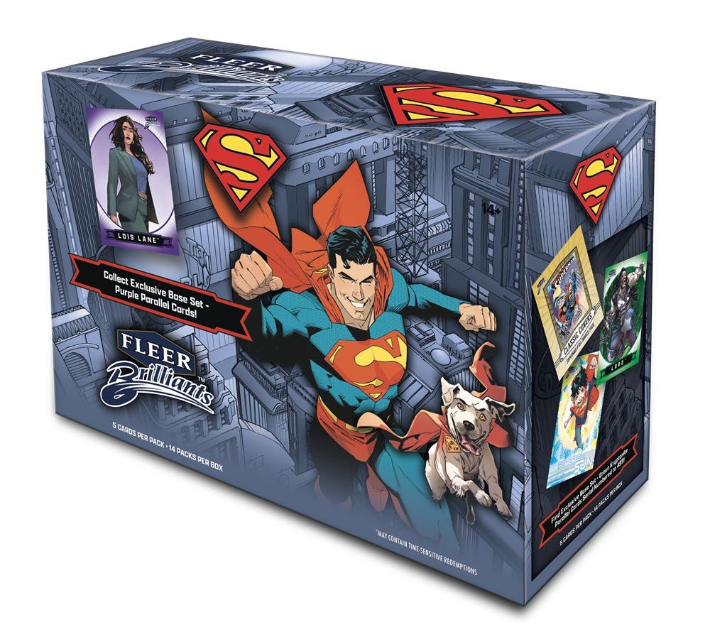 Fleer Brilliants Superman - Mega Box