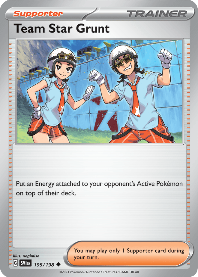 Team Star Grunt 195/198 - Reverse Holo