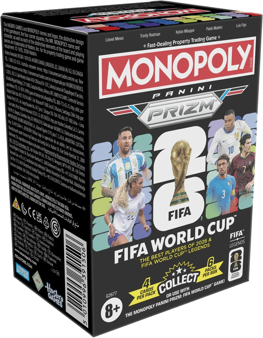 Prizm Monopoly World Cup Blaster Box - 2026 Satın Al - Prizm