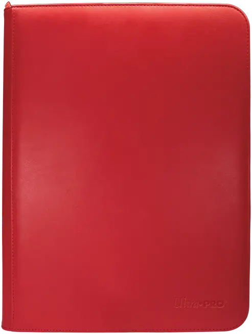 Vivid Pro Binder Fermuarlı 9 Cepli 360 Kart Kapasiteli Albüm - Kırmızı ürün görseli