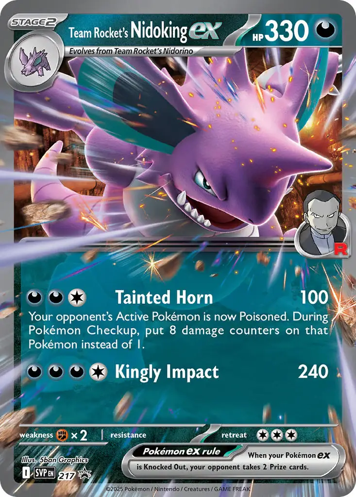 Team Rocket Tin - Team Rocket's Nidoking Ex