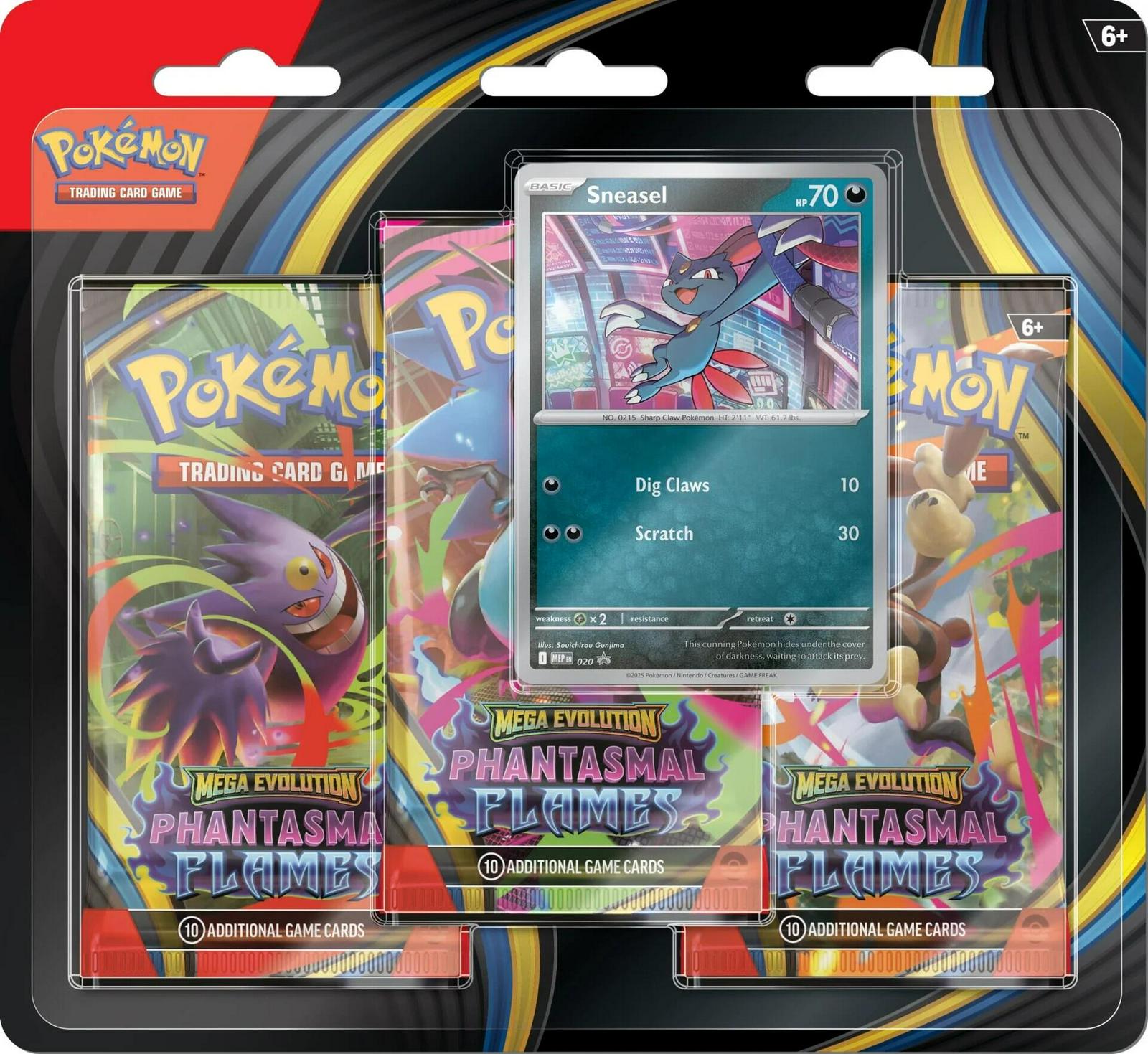 Phantasmal Flames 3 Pack Blister - Sneasel