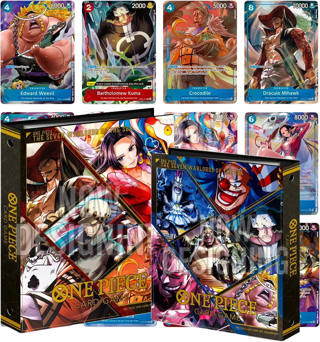 New Blockaders History Of.seinsart 2枚セット Binder Set - Seven Warlords Of The Sea Satın Al - Binder Set
