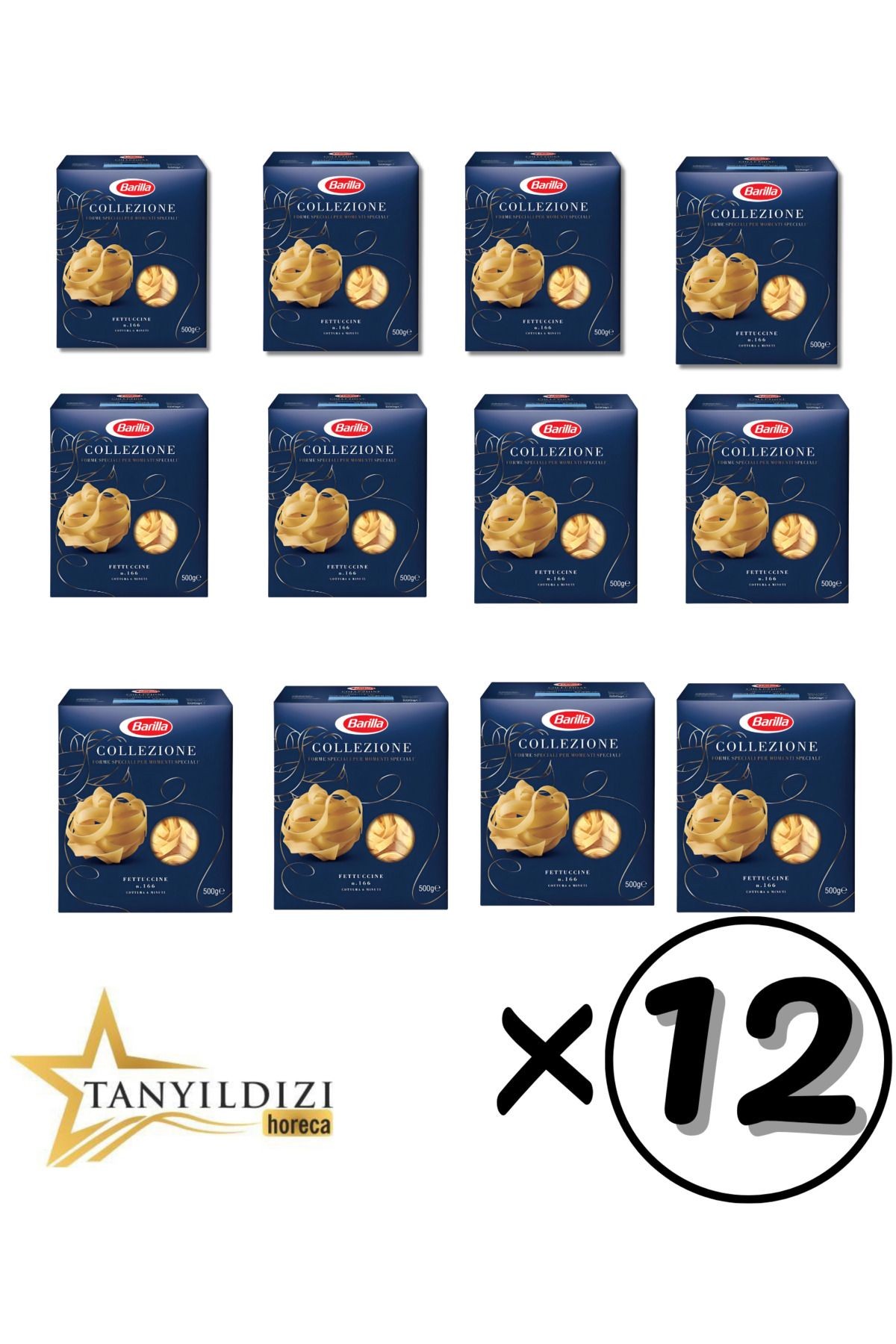 FETTUCİNE MAKARNA (500g) 12 Lİ