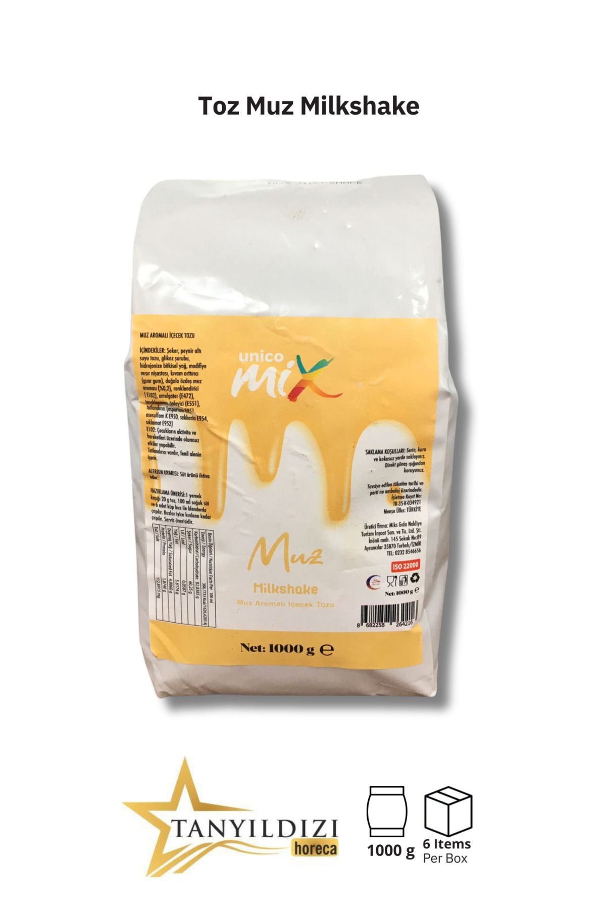 MUZ MİLKSHAKE (1000g)