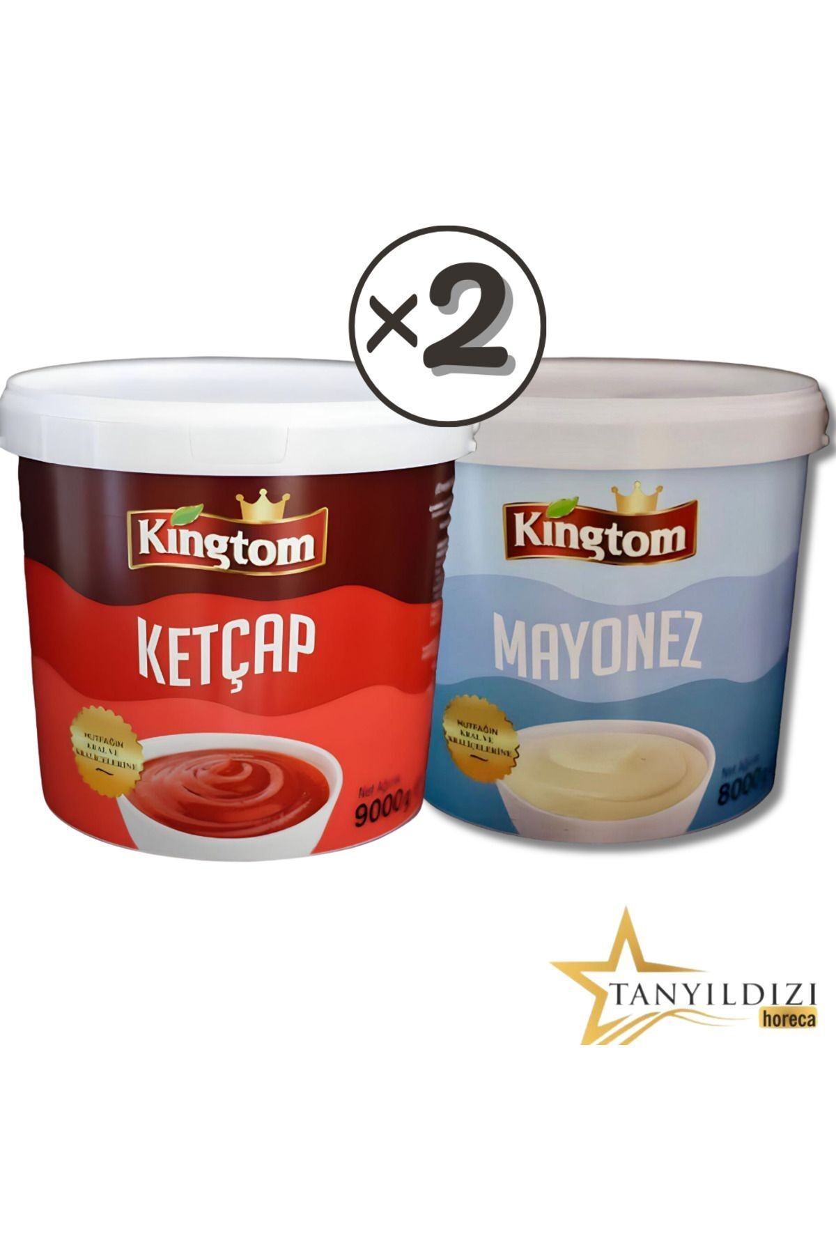 KETÇAP(9 kg) MAYONEZ (8 kg) 2 Lİ PAKET