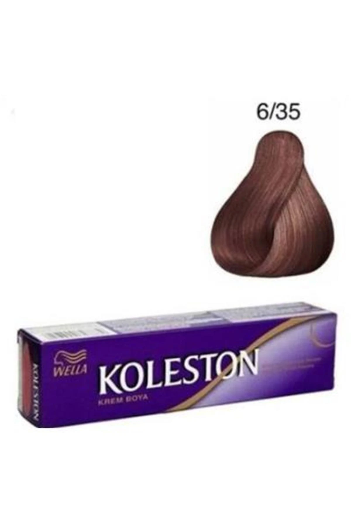 Single Saç Boyası & No: 6/35 Elegan Kahve