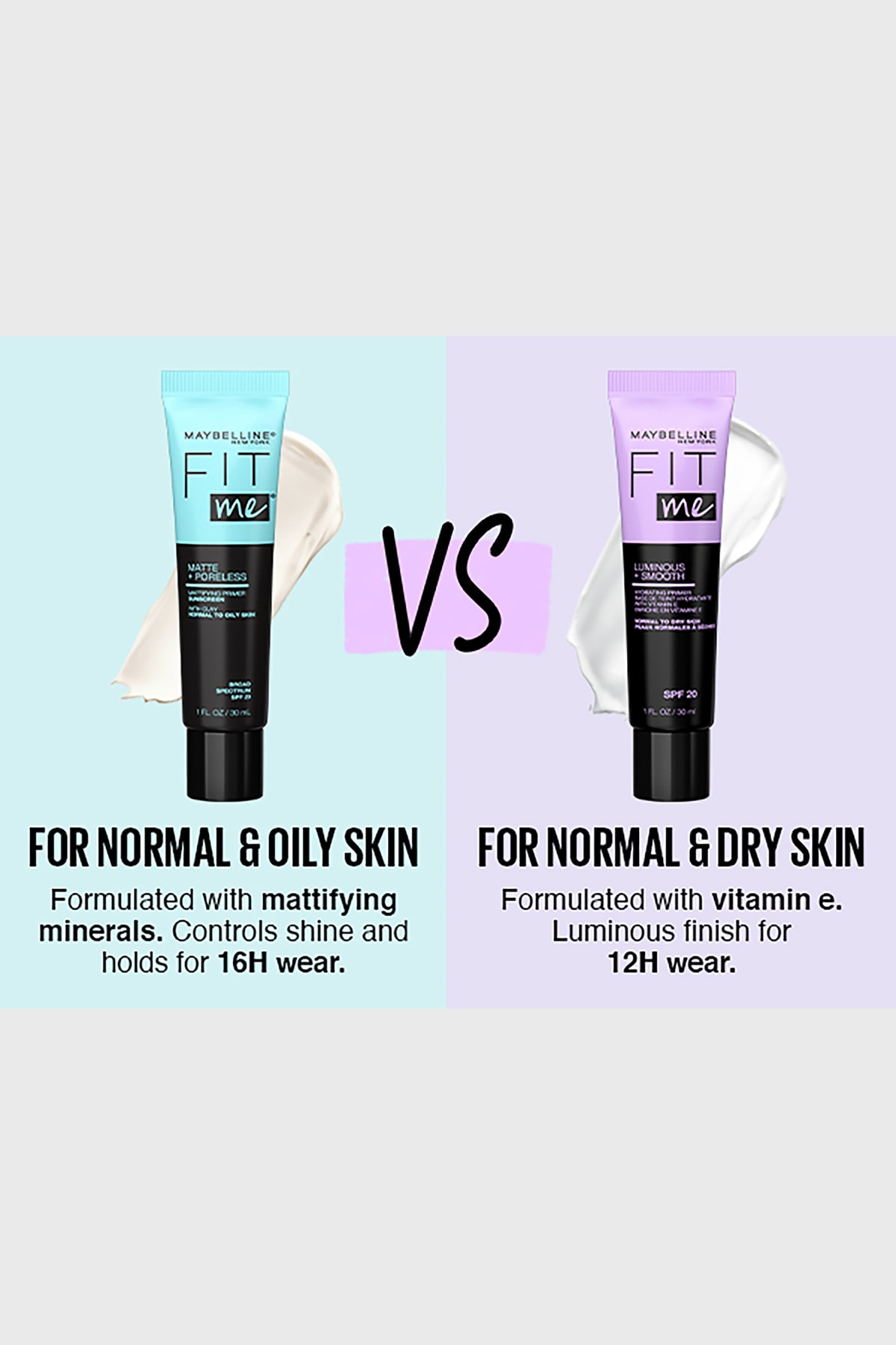 Fit Me Luminous & Smooth Nemlendiren Makyaj Bazı