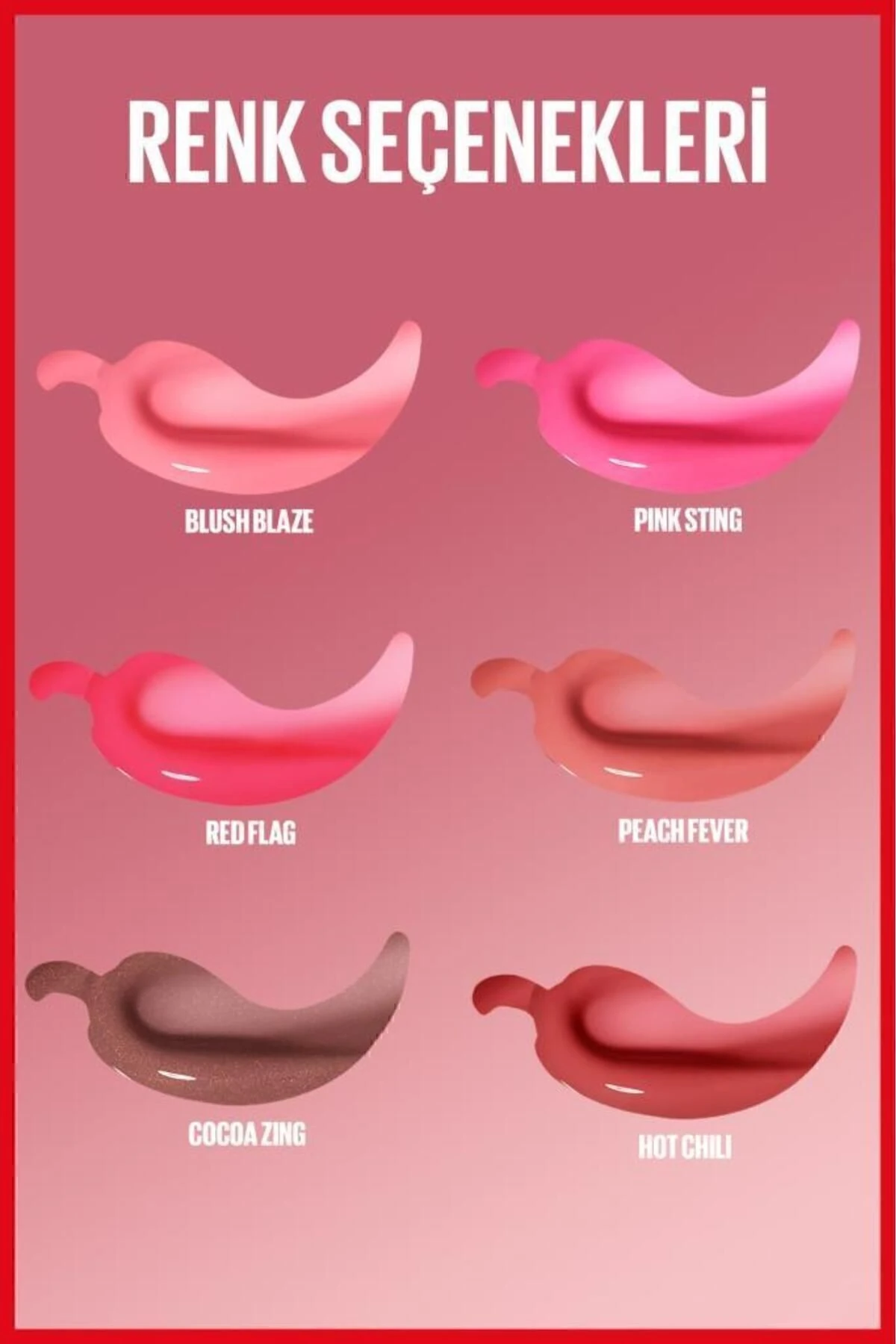 Lifter Plump Kırmızı Tonlu Dolgunlaştırıcı Dudak Parlatıcısı- 006 Hot Chili Lip Gloss