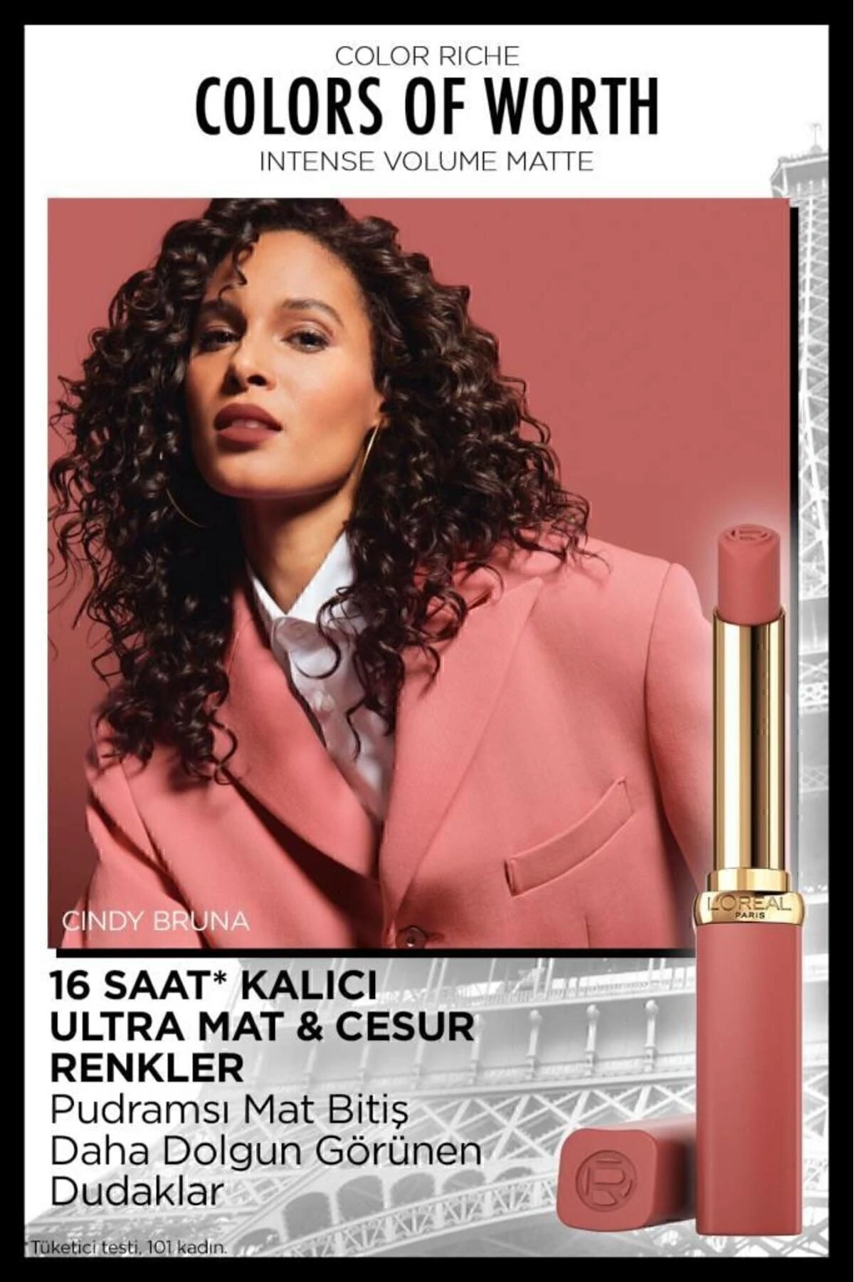 Color Riche Colors Of Worth Intense Volume Matte Ruj - 600 Nude Audacious