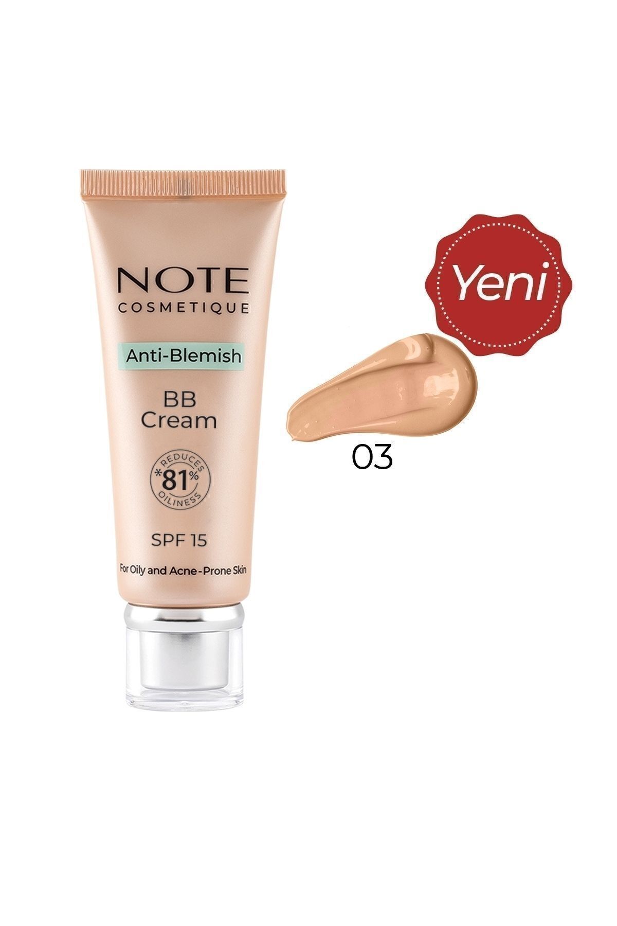 Anti-Blemish Bb Cream Spf 15 Akneye Yatkın Ciltler Bb Krem - 03 Natural Beige