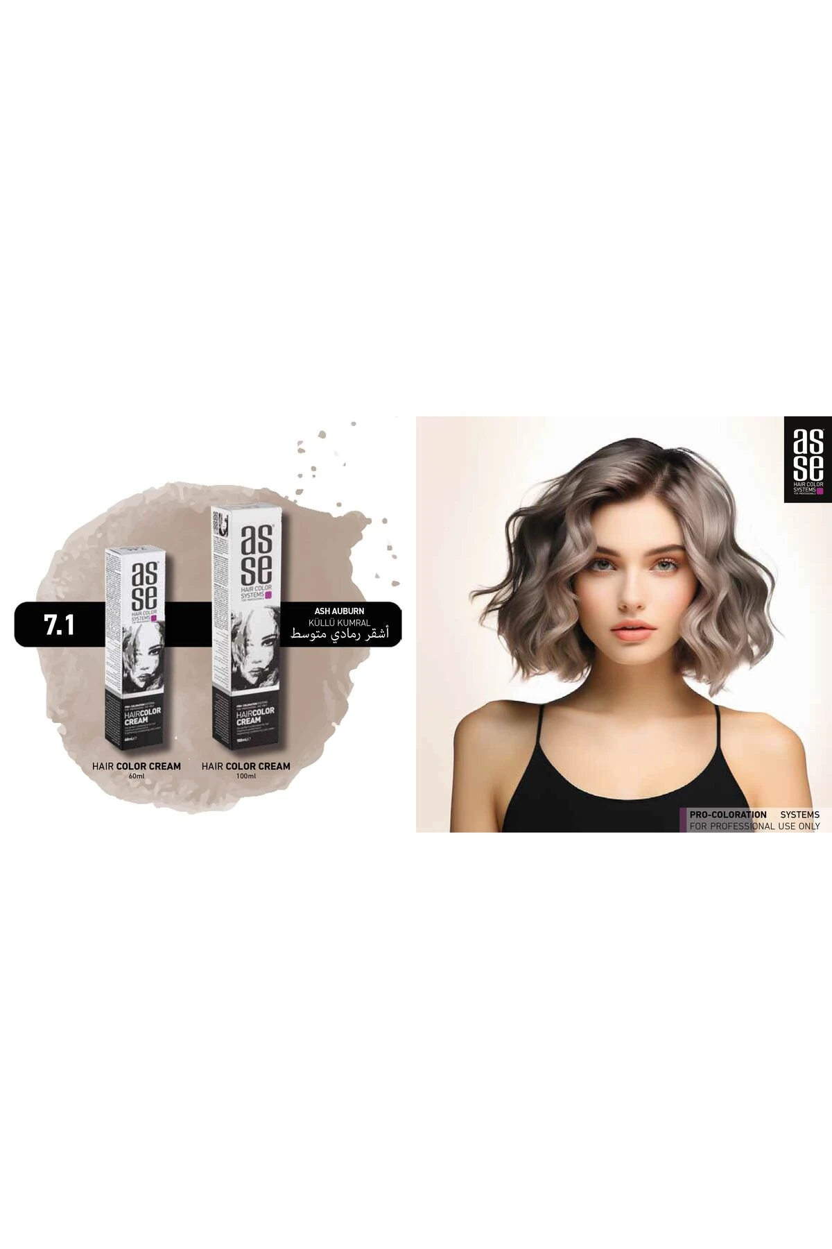 Krem Saç Boyası 60 Ml (Siyah 1.0)