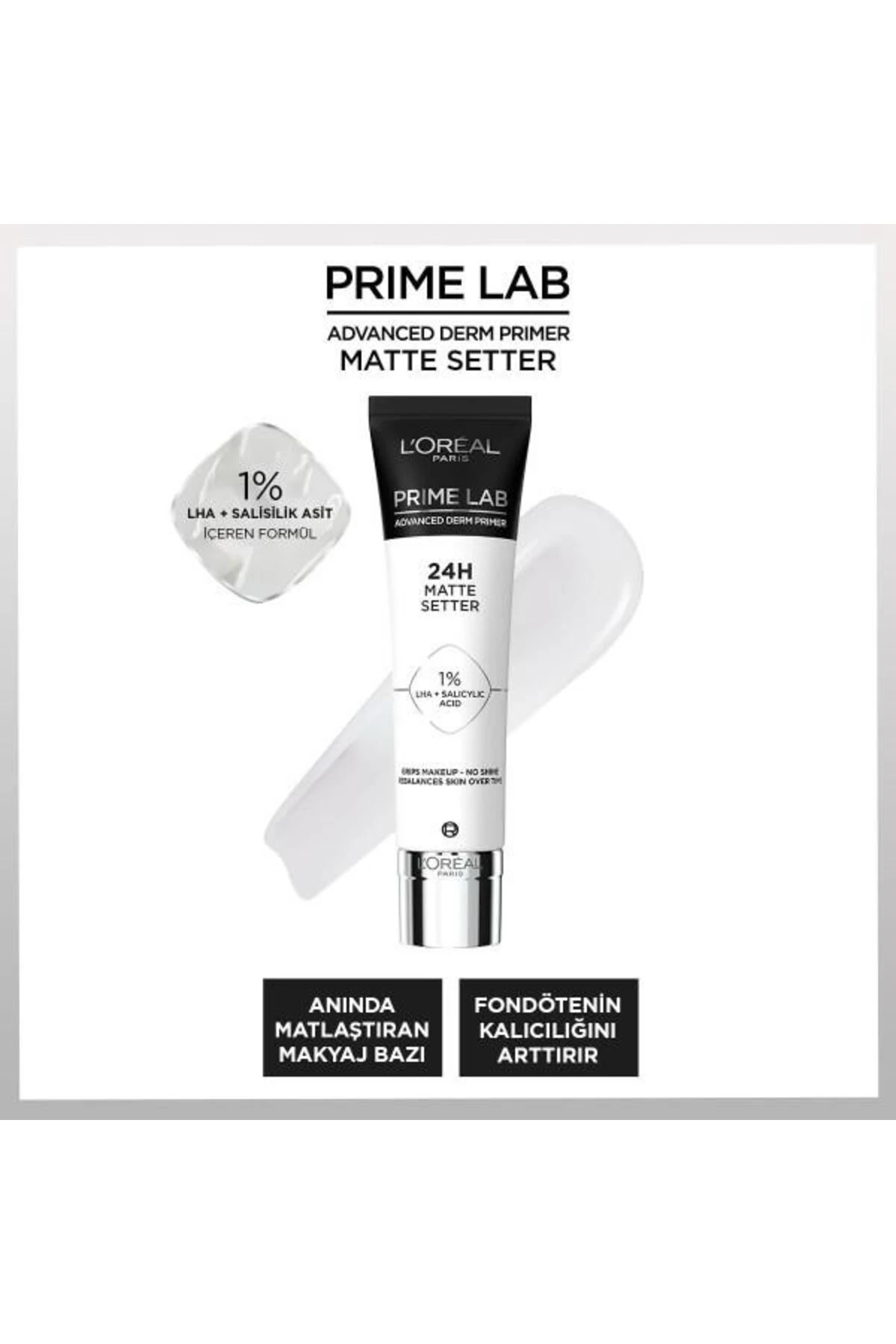 L'Oréal Paris Prime Lab Matte Setter Matlaştırıcı Salisilik Asit İçeren Primer
