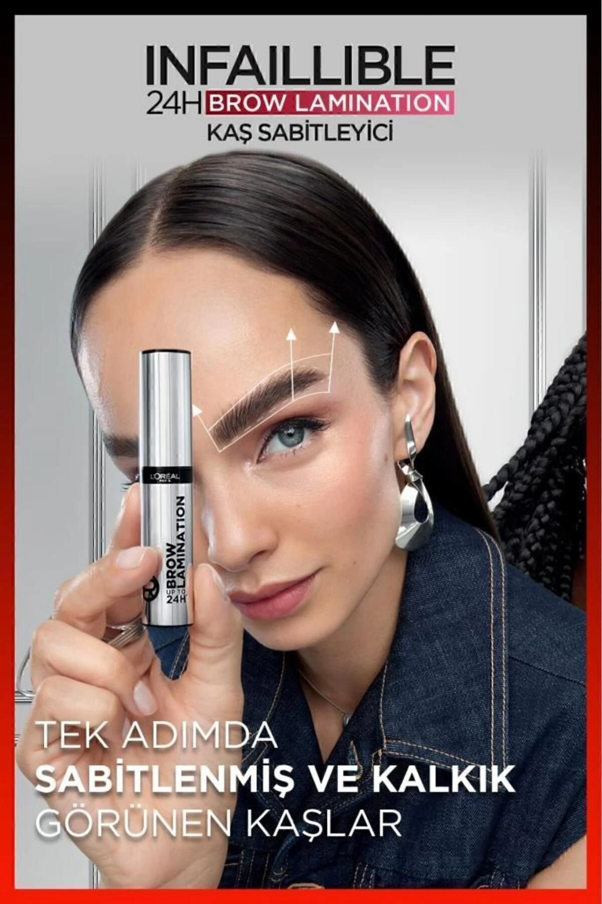 Infaillible 24H Brow Lamination Şeffaf Kaş Sabitleyici