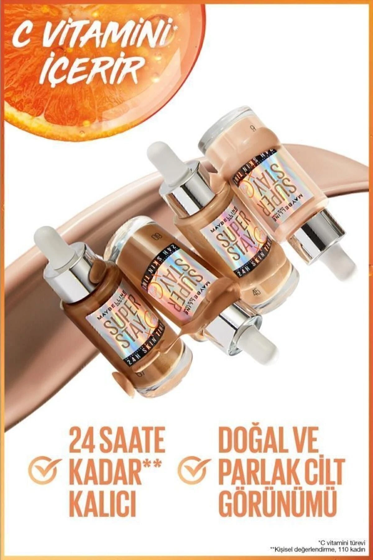 Maybelline Newyork Super Stay Skintint Fondöten 30-