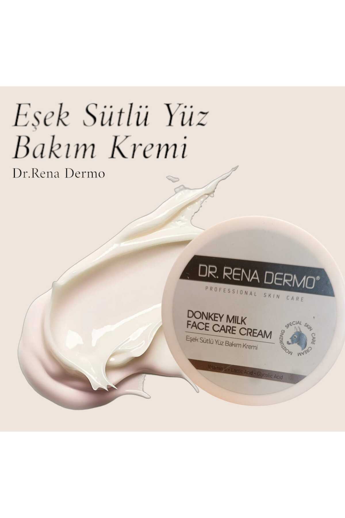 Eşek Sütlü Yüz Bakım Kremi