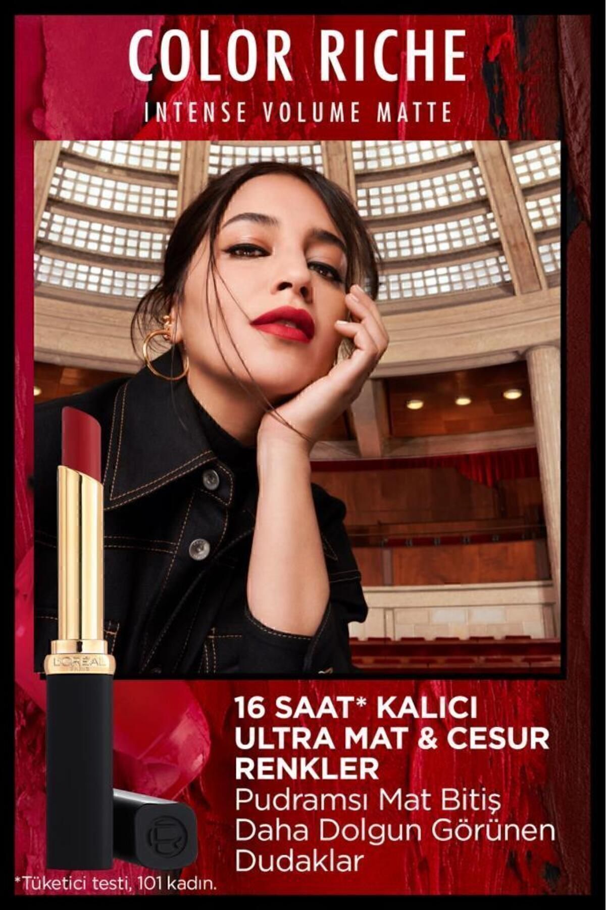 Color Riche Intense Volume Matte Ruj - 346 Rouge Determination