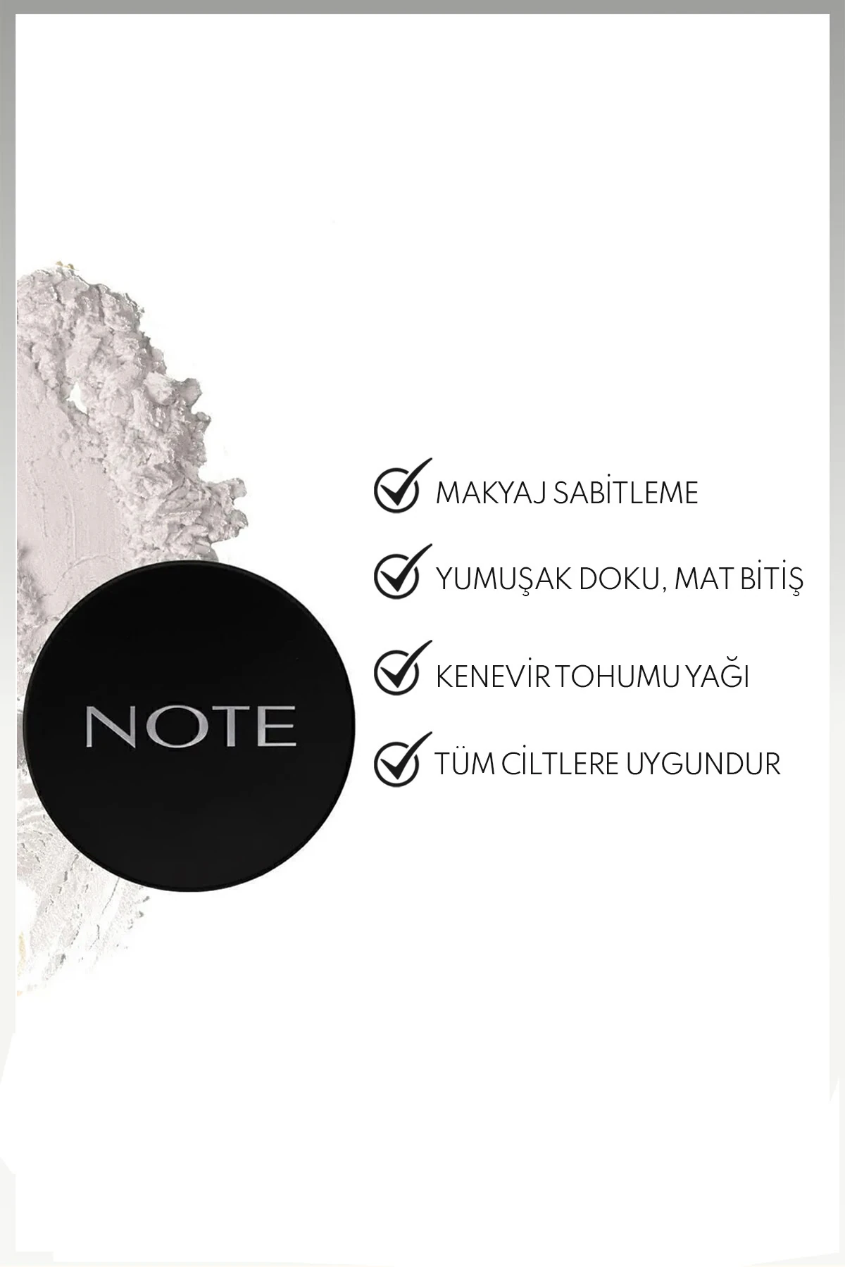 Translucent Setting Powder Makyaj Sabitleyici Toz Pudra - Transparan