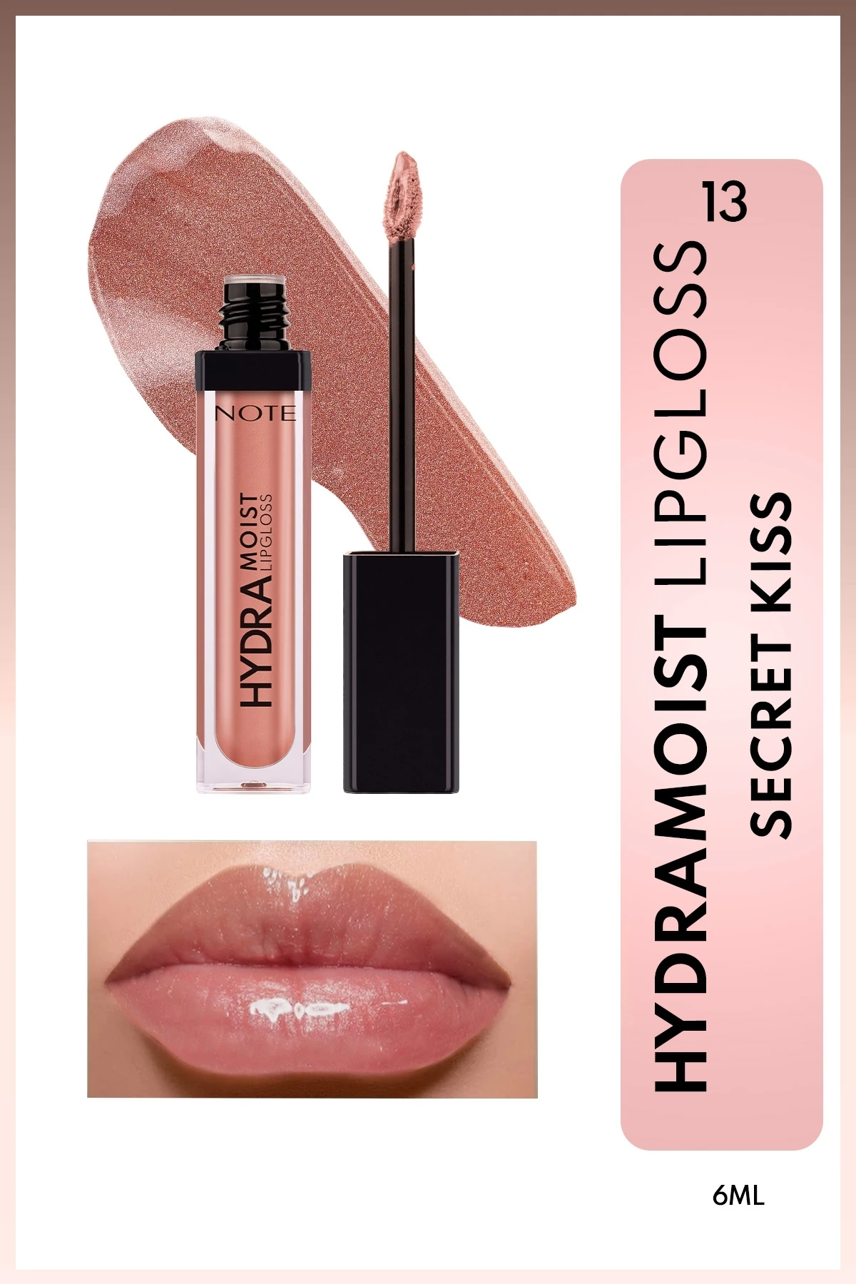 Hydramoist Lipgloss Nemlendirici Dudak Parlatıcısı - 13 Secret Kiss - Işıltılı
