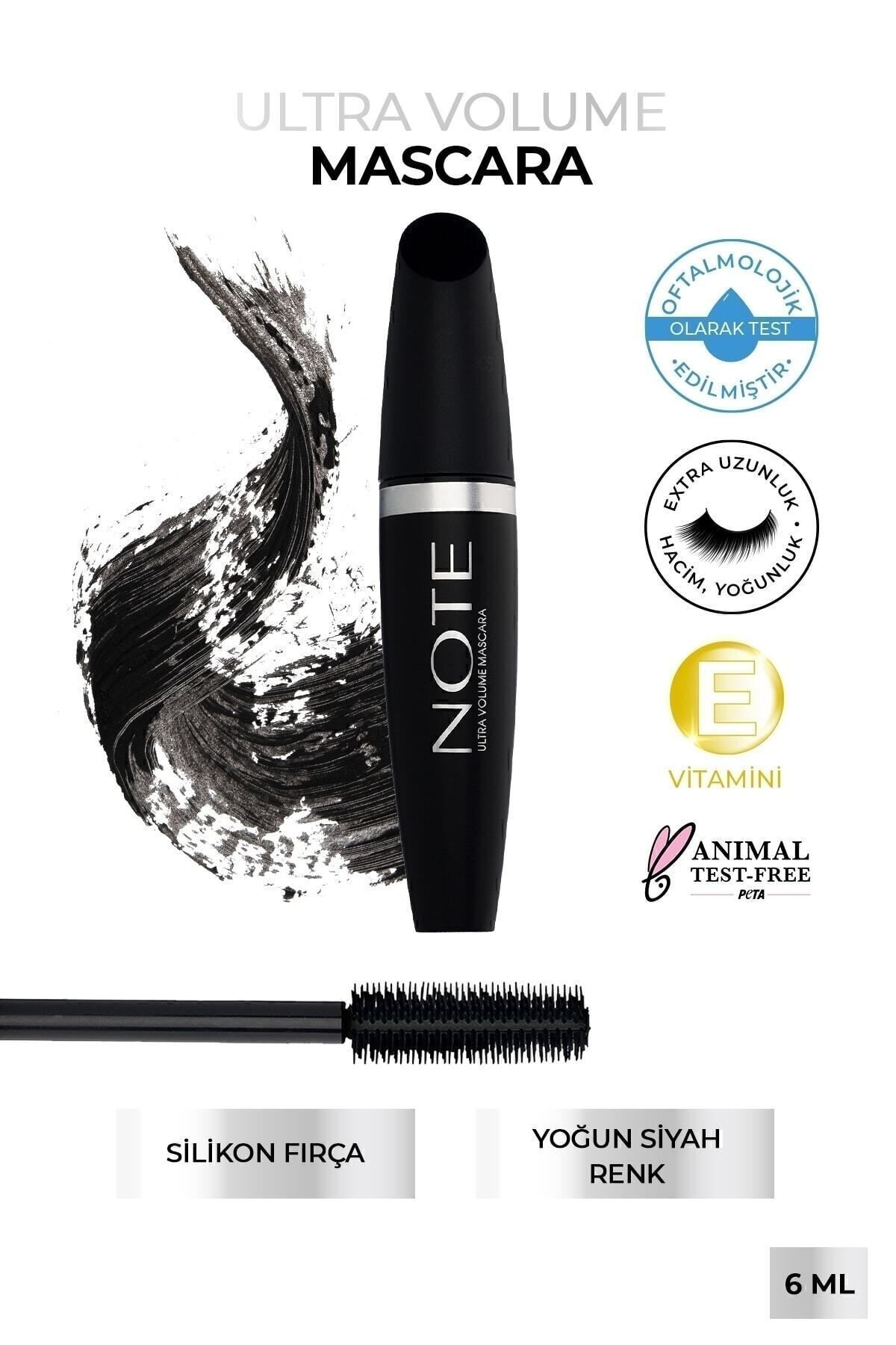 Ultra Volume Hacim Ve Kıvırma Etkili Maskara - Siyah