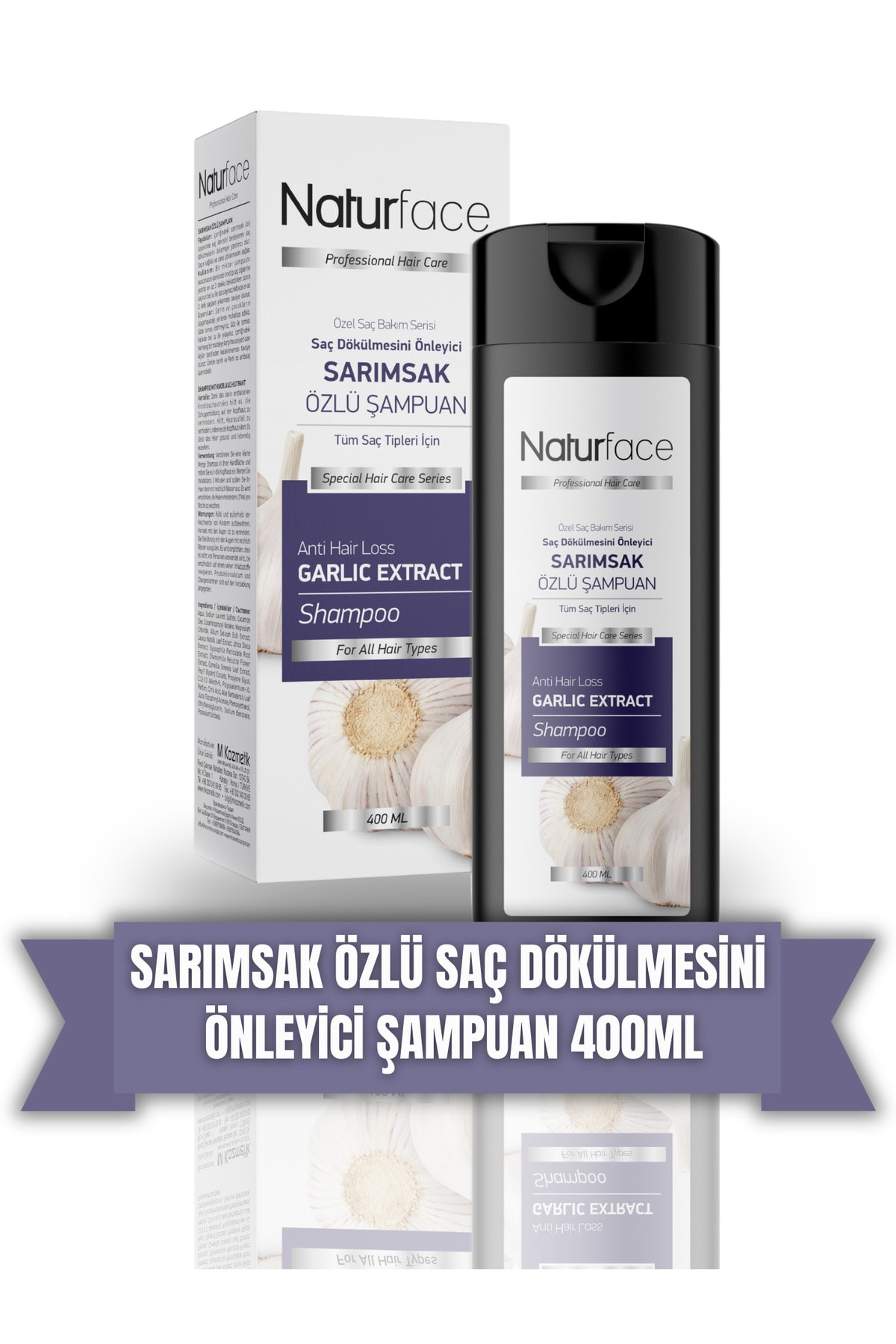 Sarımsak Özlü Şampuan - Saç Dökülmesi Önleyici