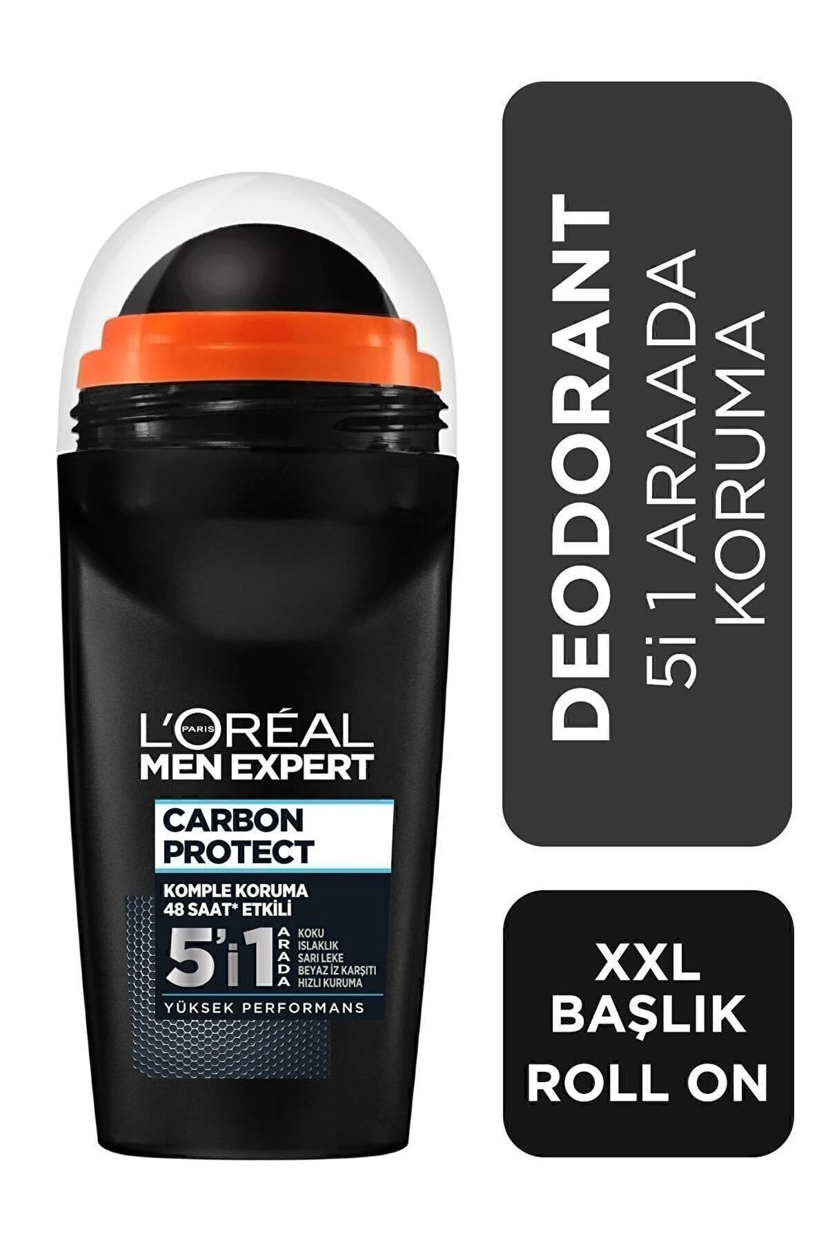 Loreal Paris Men Expert Carbon Protect 5'İ 1 Arada Erkek Roll-On Deodorant 50 Ml