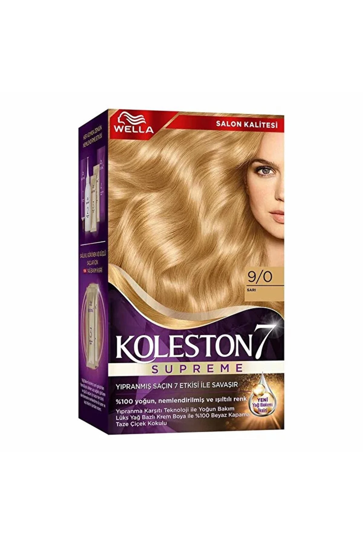 Suprime Kit Saç Boyası & No: 9/0 Sarı