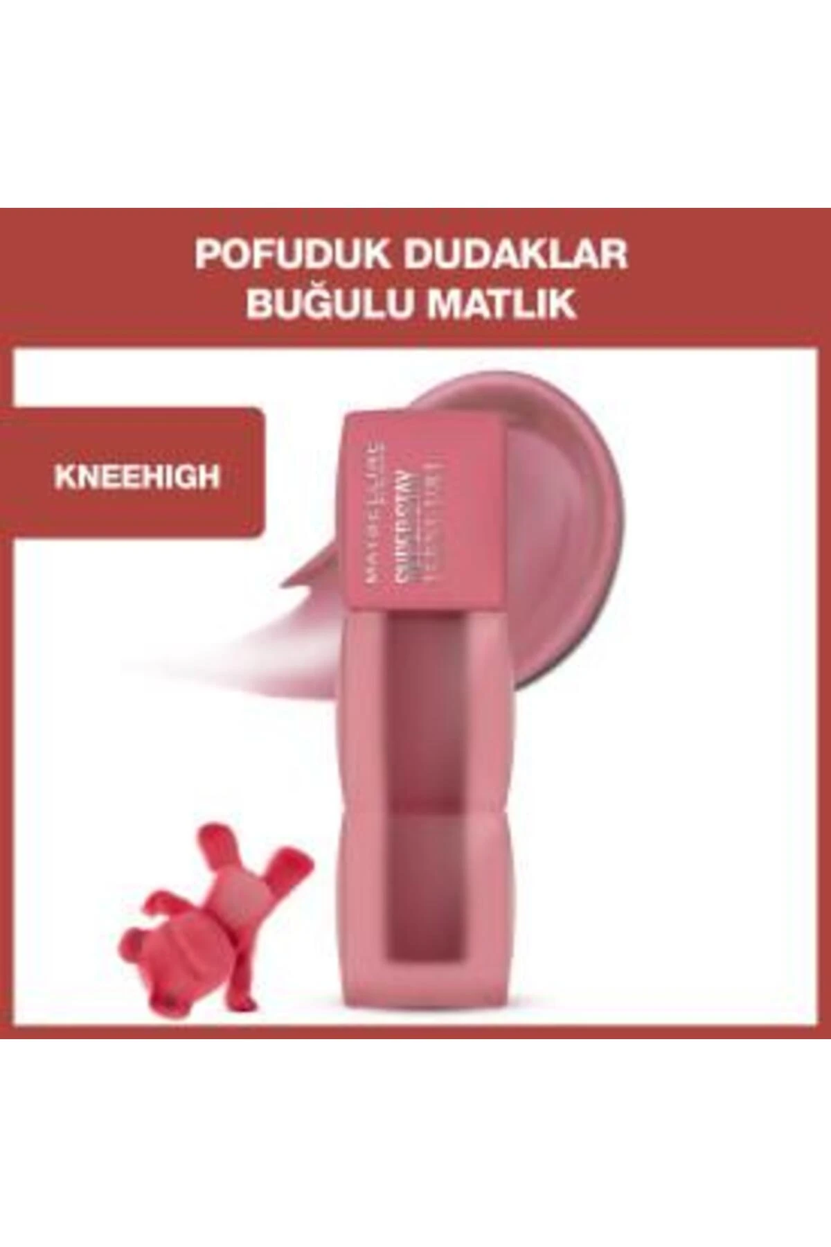 Maybelline Super Stay Teddy Tint Uzun Süre Kalıcı Likit Mat Tint 55 Knee High