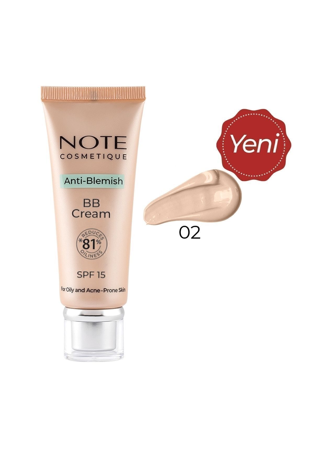 Anti-Blemish Bb Cream Spf 15 Akneye Yatkın Ciltler Bb Krem - 02 Light Beige