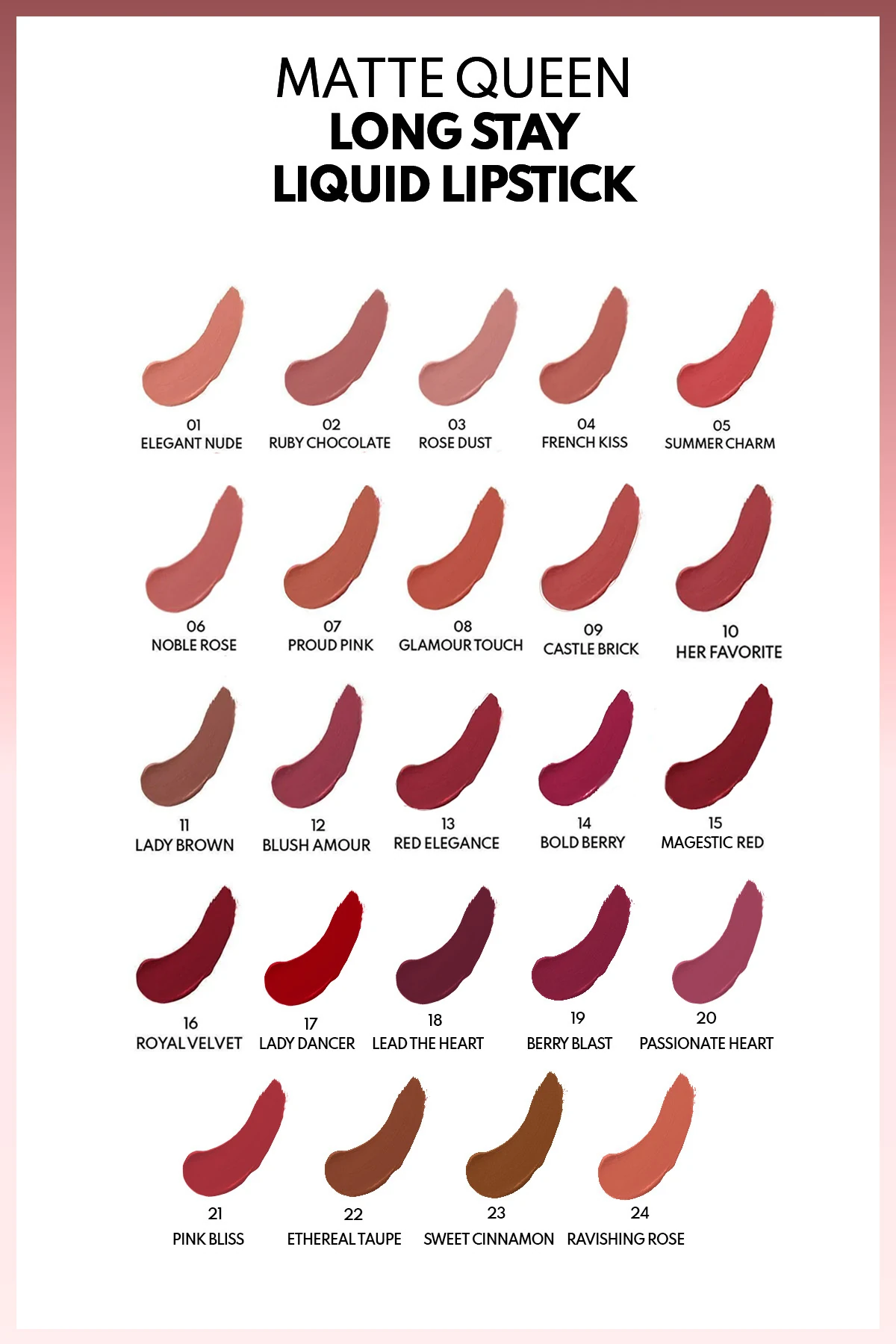 Matte Queen Lipstick Kalıcı Mat Likit Ruj - 04 French Kiss - Nude