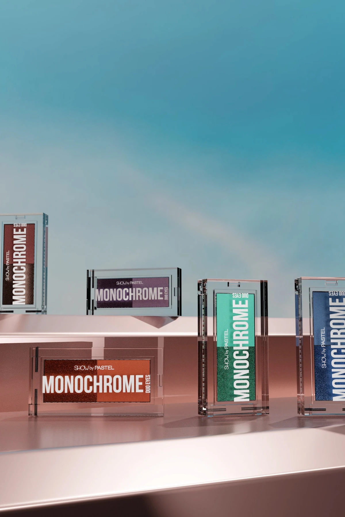 Monochrome Duo Eyes - Ikili Far Paleti 30 Ember