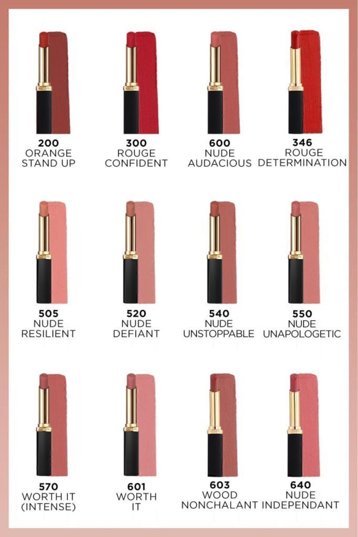 Color Riche Intense Volume Matte Ruj - 505 Nude Resilient