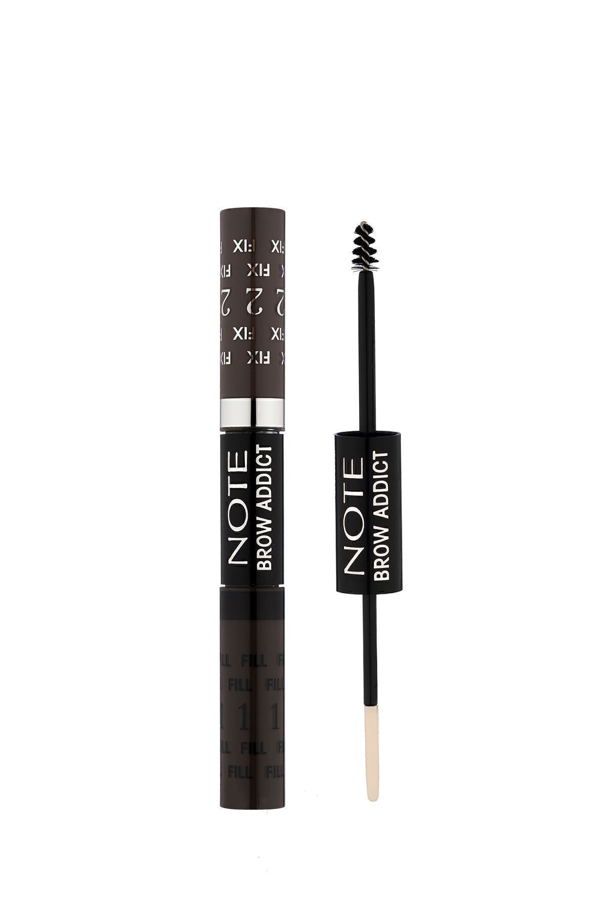 Brow Addict Fix&Fill Kaş Farı Ve Maskarası 2'Si 1 Arada - 04 Grey Brown
