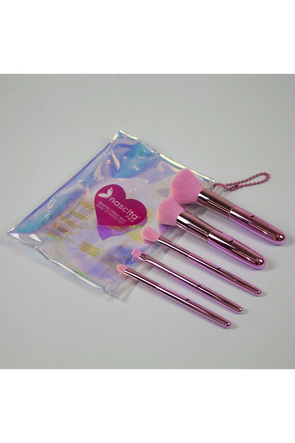 5'Li Seyahat Boy Makyaj Fırça Seti - 142