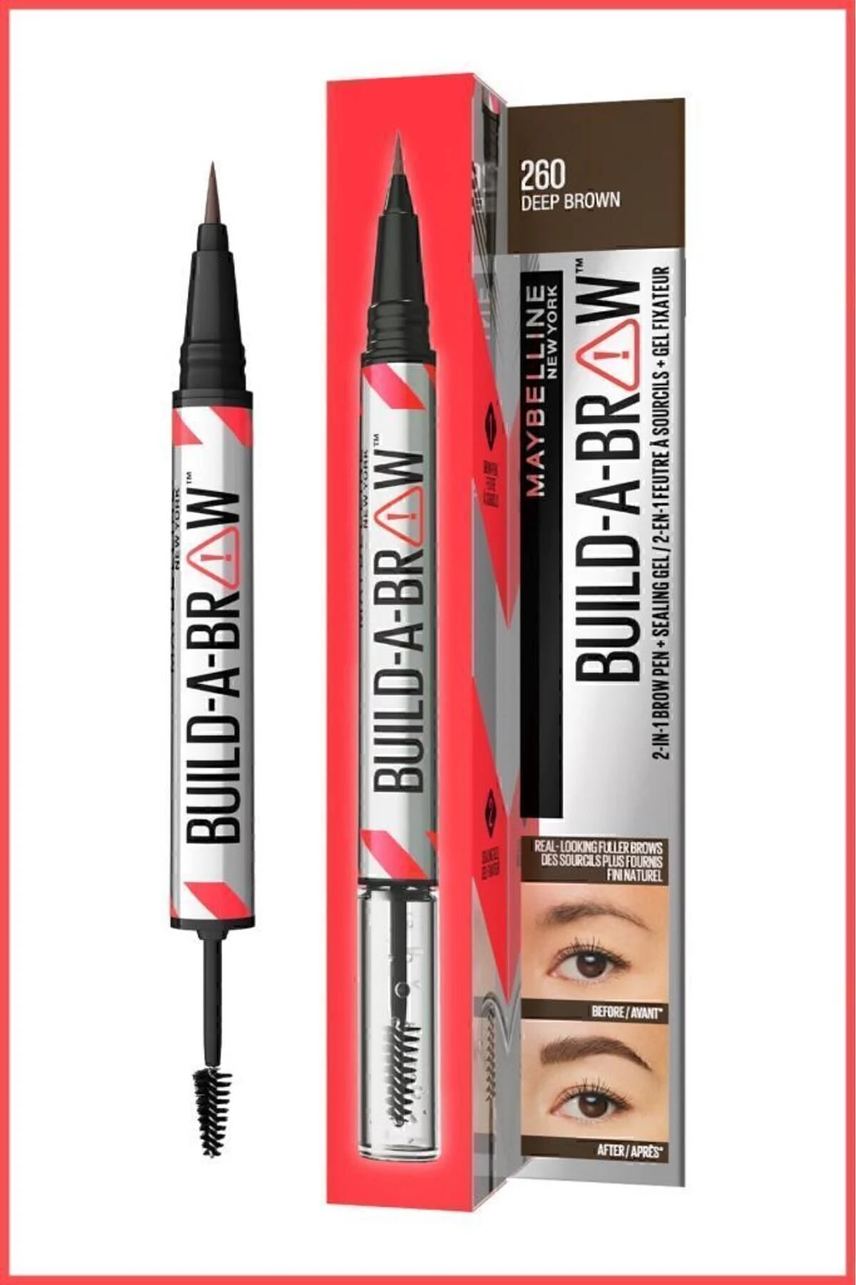Build A Brow 2İn1 Kaş Kalemi Ve Jeli Deep Brown