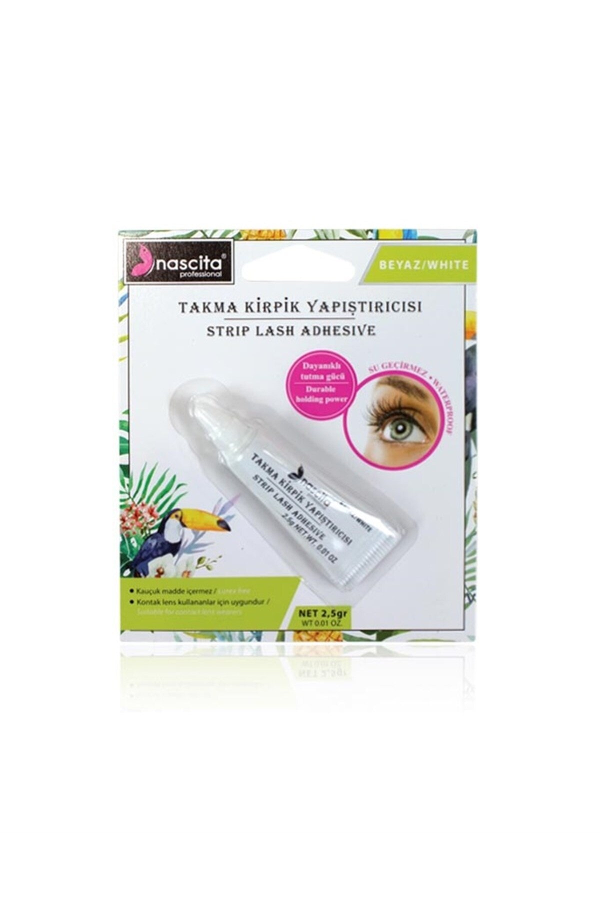 Beyaz Takma Kirpik Yapıştırıcı 2.5 Gr.