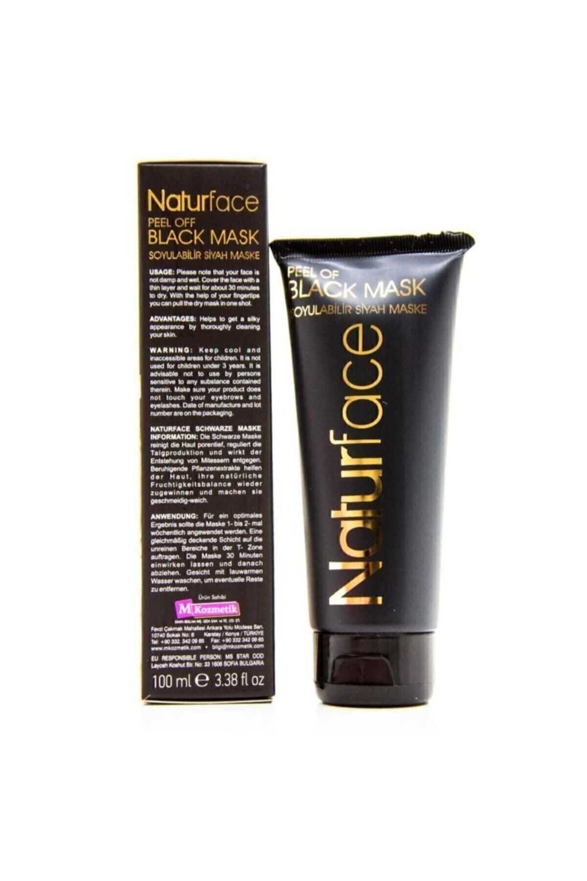 Naturface Soyulabilir Siyah Maske 100 Ml