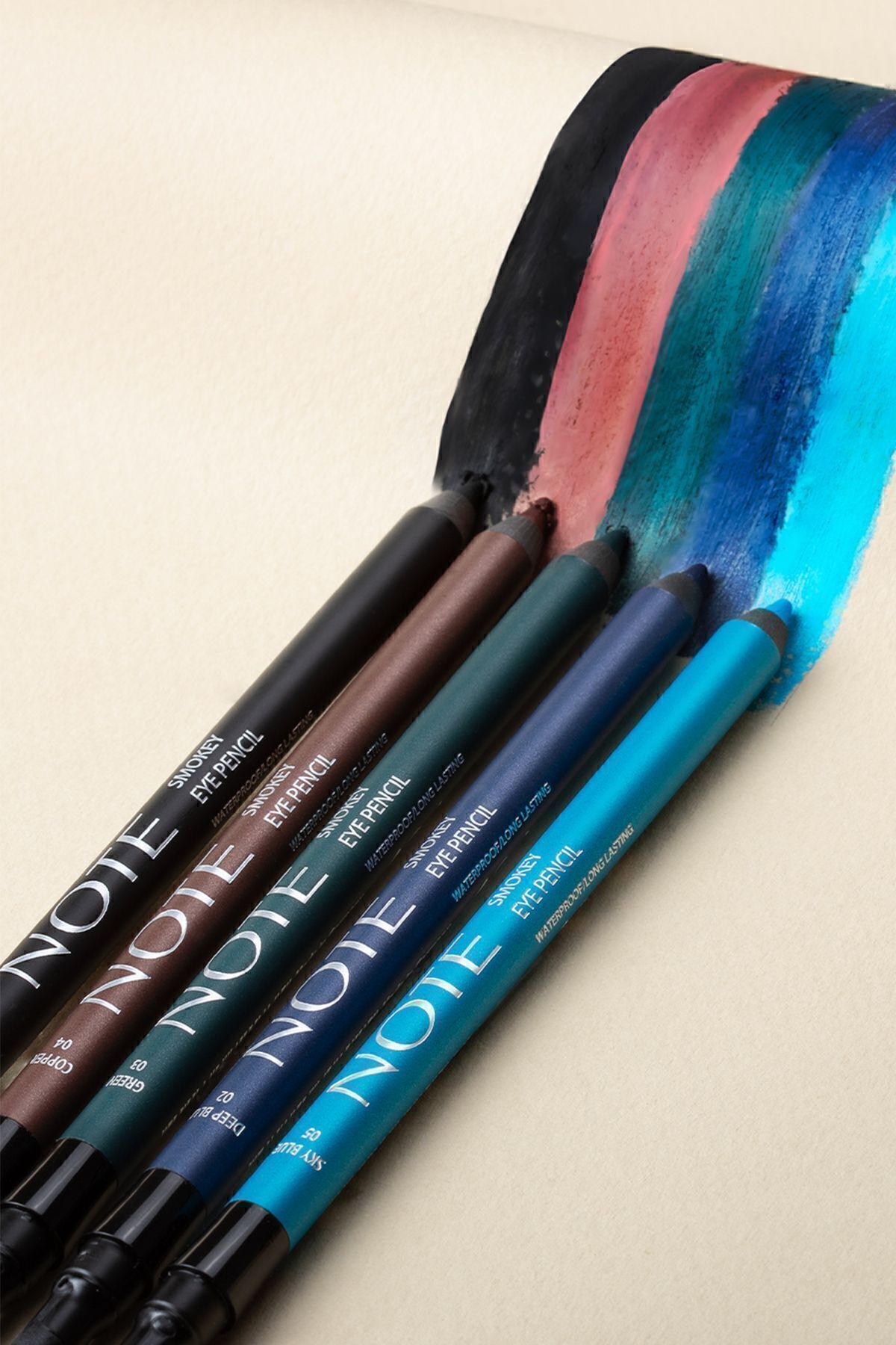 Smokey Eye Pencil Waterproof Aplikatörlü Suya Dayanıklı Göz Kalemi - 05 Sky Blue - Gök Mavisi