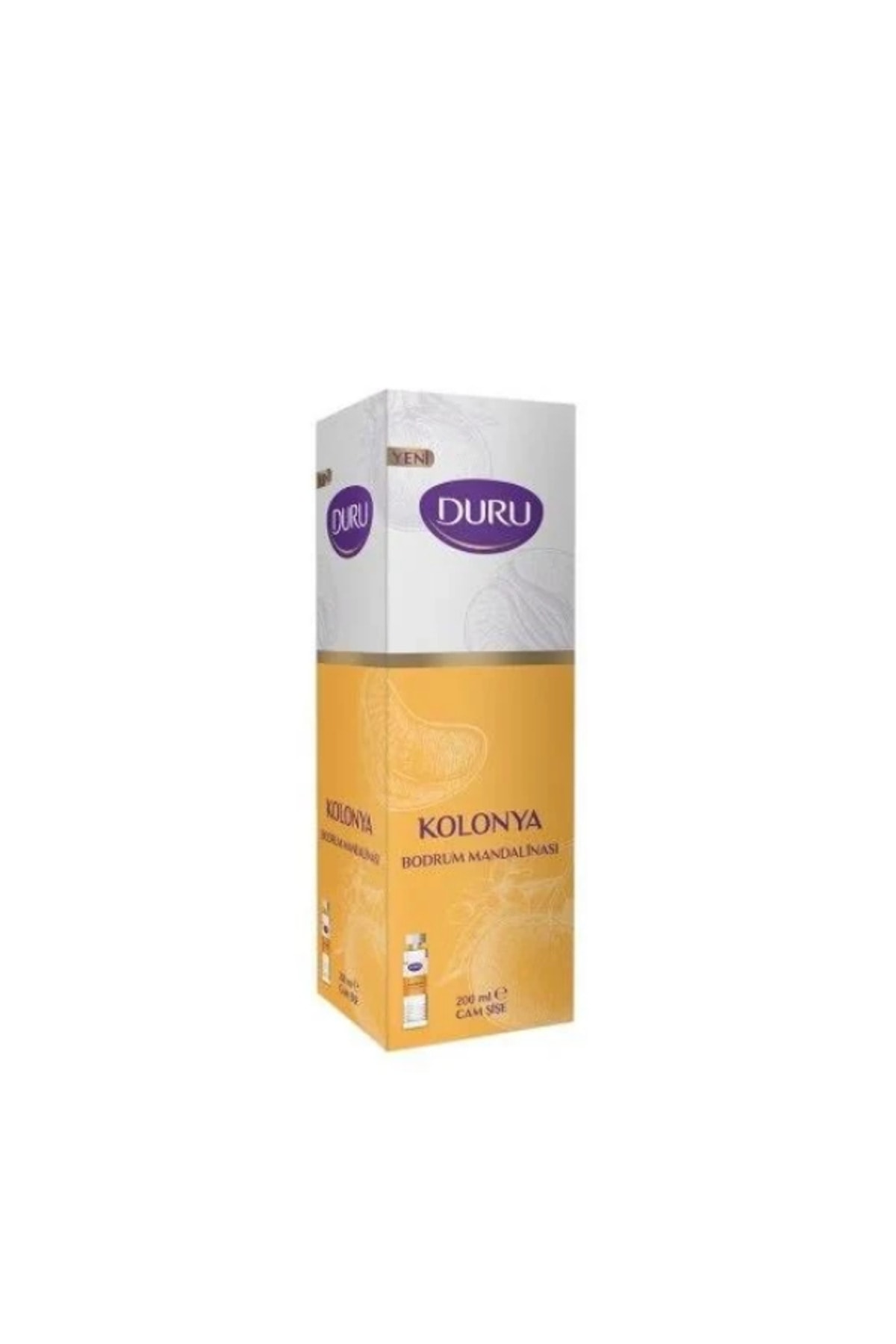 Bodrum Mandalinası Kolonya Cam Şişe 200 Ml