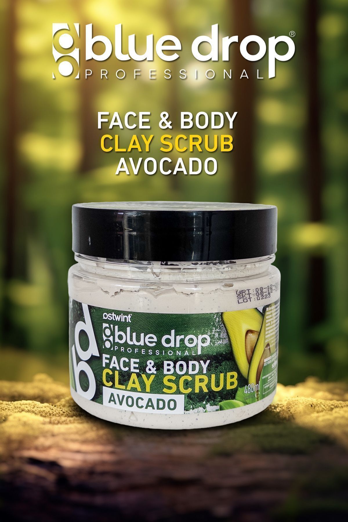 Killi Yüz - Vücut Peeling Scrub, Temizleyici Pürüssüzleştirici Dolaşımı Hızlandırıcı, Avokado 480Ml