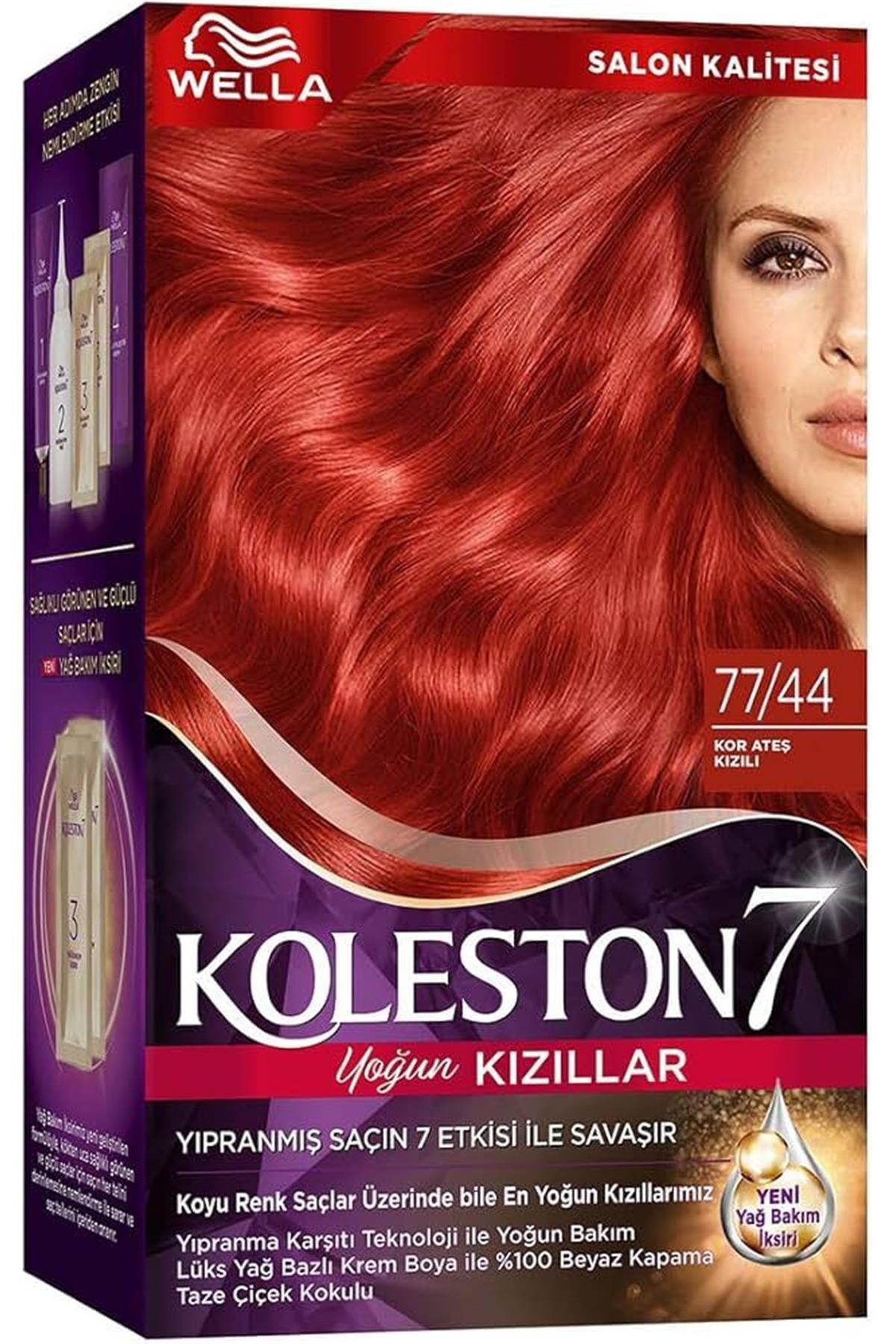 Sduprime Kit Saç Boyası & No: 77/44 Kor Ateşi Kızılı