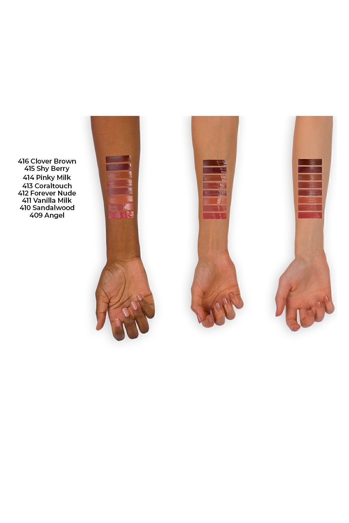 Mattemoist Lipgloss Yarı Mat Saten Bitişli Likit Ruj 412 Forever Nude - Nude