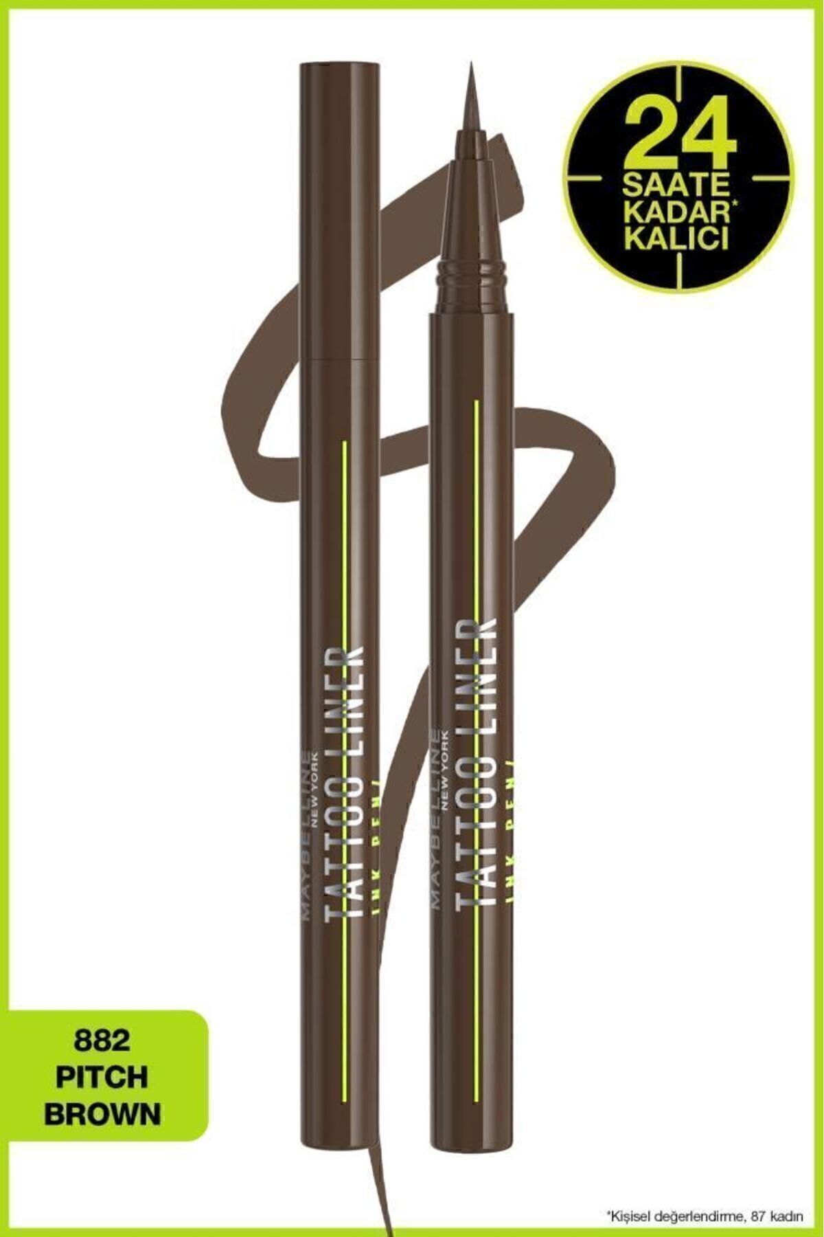 Tattoo Liner Ink Pen - Pitch Brown Kahverengi