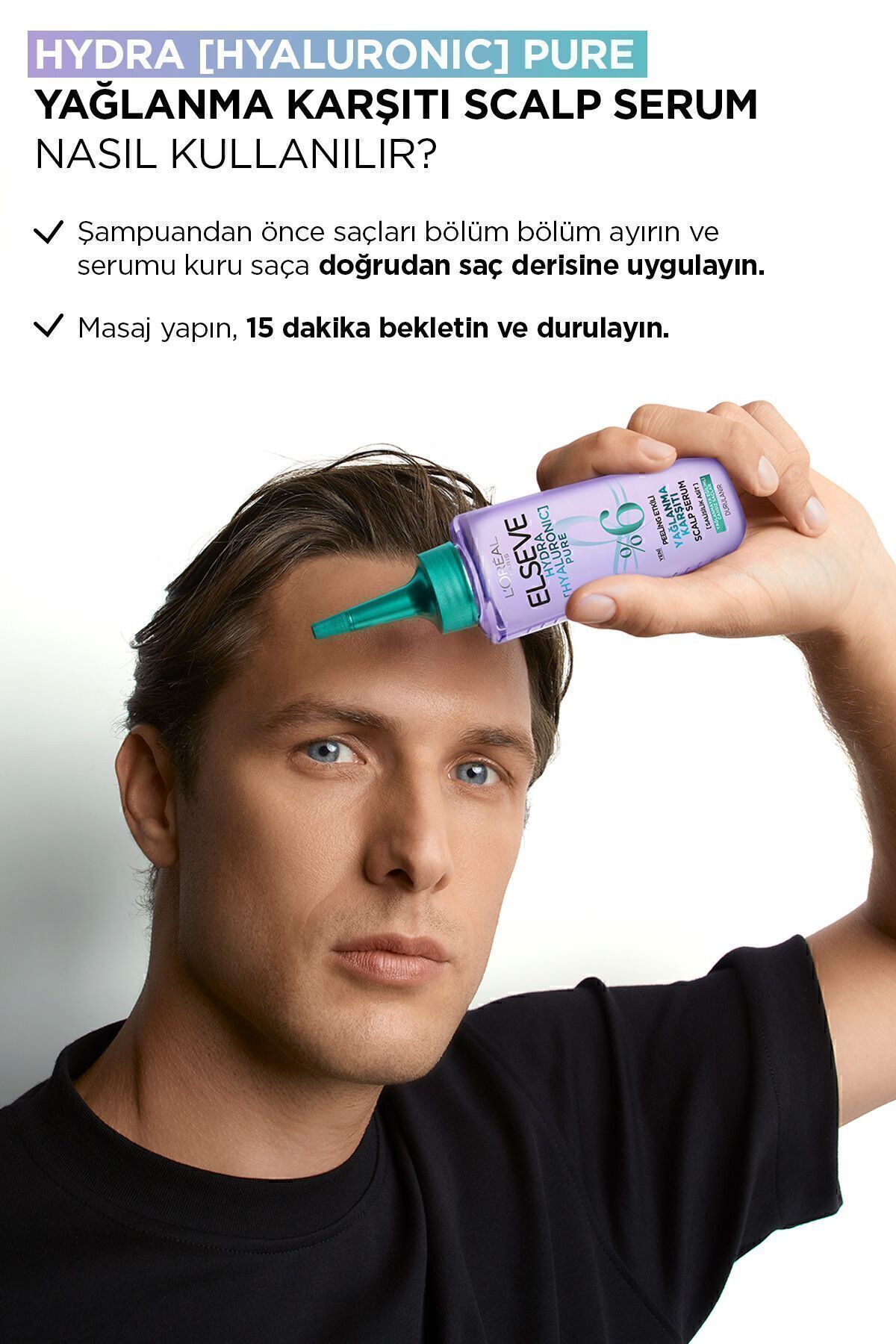 Hydra[Hyaluronic] Pure Salisilik Asit Içeren Yağlanma Karşıtı Peeling Etkili Saç Derisi Serumu 102Ml