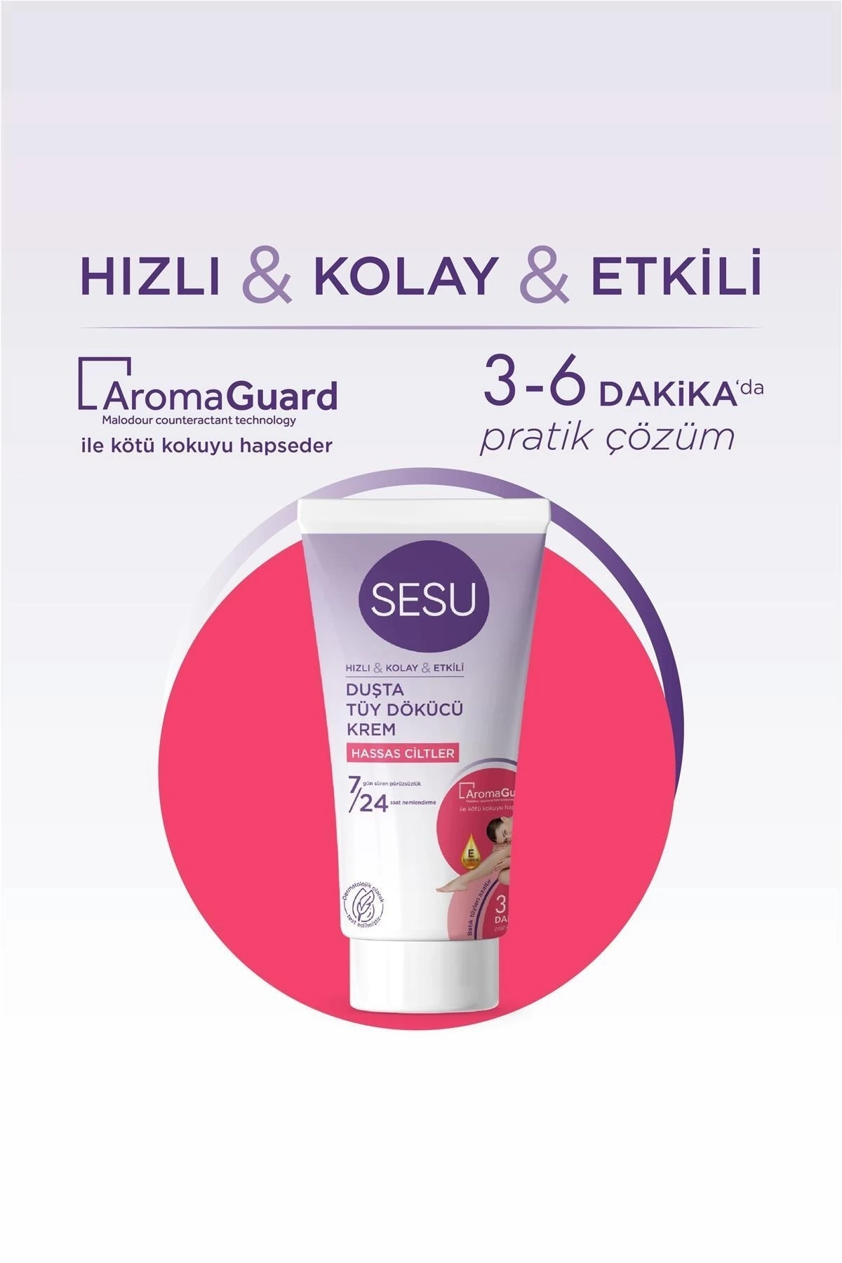 Duşta Tüy Dökücü Krem Hassas Ciltler 150 Ml