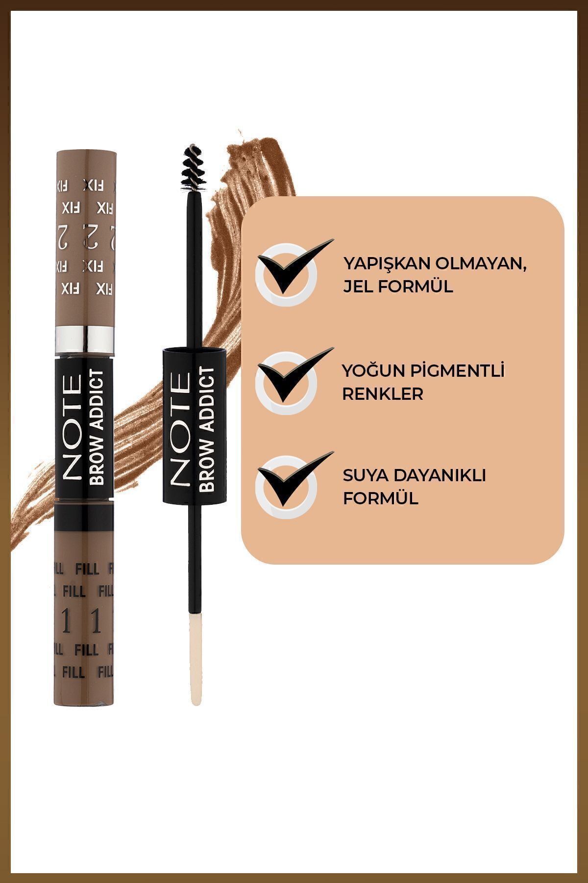 Brow Addict Fix&Fill Kaş Farı Ve Maskarası 2'Si 1 Arada - 01 Dark Blonde