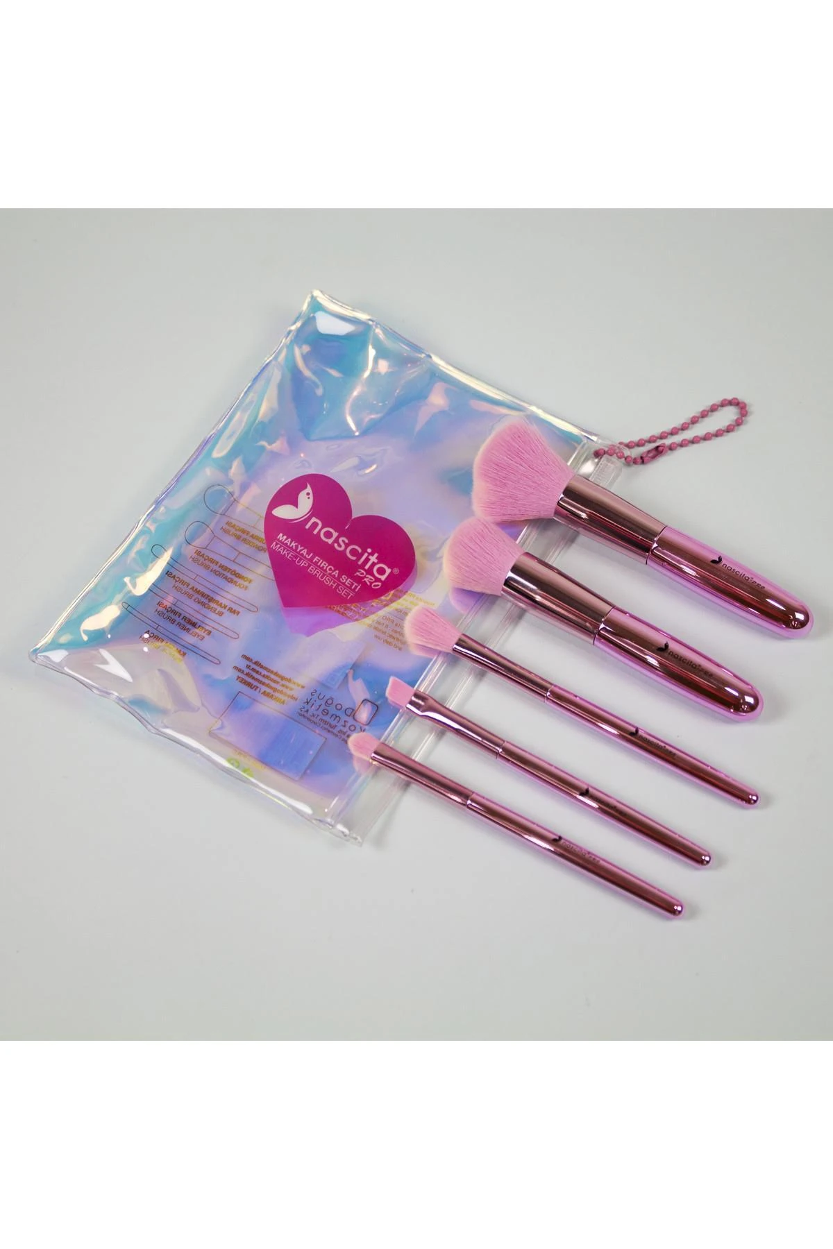 5'Li Seyahat Boy Makyaj Fırça Seti - 142