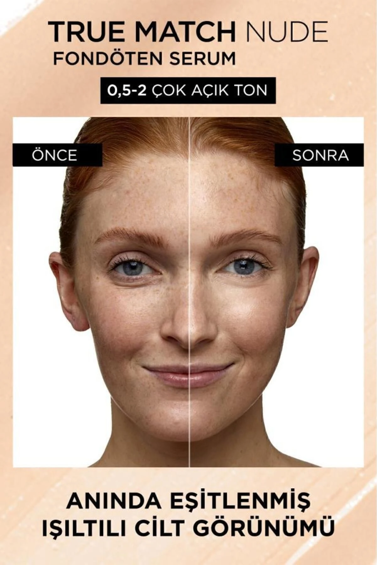 True Match Nude Serum Fondöten 0 5 2 Very Light